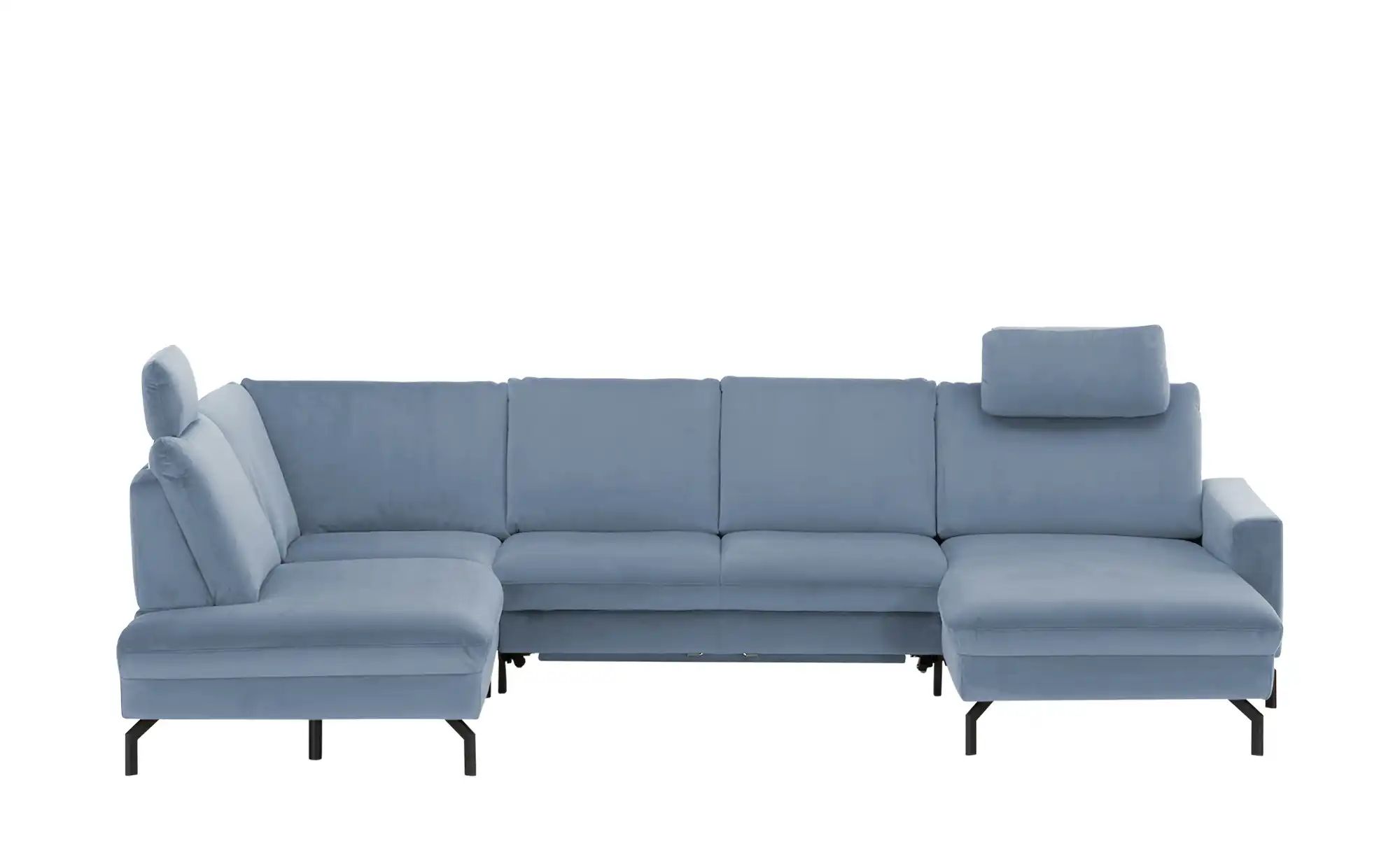 meinSofa Wohnlandschaft  Grace ¦ blau ¦ Maße (cm): B: 332 H: 89 T: 220 Pols günstig online kaufen