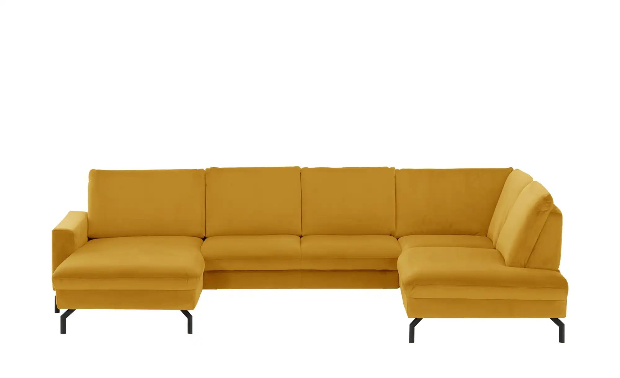 meinSofa Wohnlandschaft  Grace ¦ gelb ¦ Maße (cm): B: 332 H: 89 T: 220 Pols günstig online kaufen