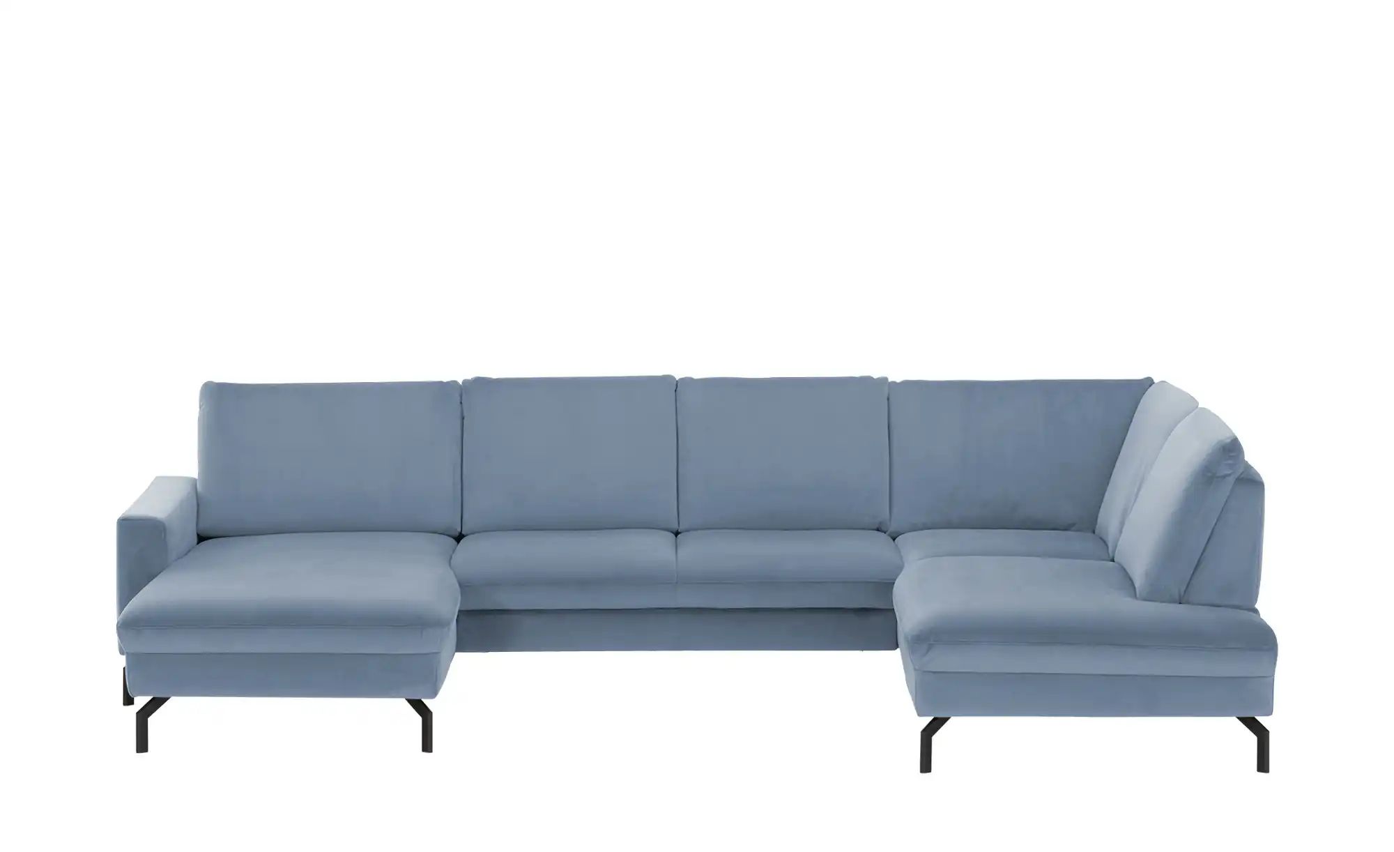 meinSofa Wohnlandschaft  Grace ¦ blau ¦ Maße (cm): B: 332 H: 89 T: 220 Pols günstig online kaufen