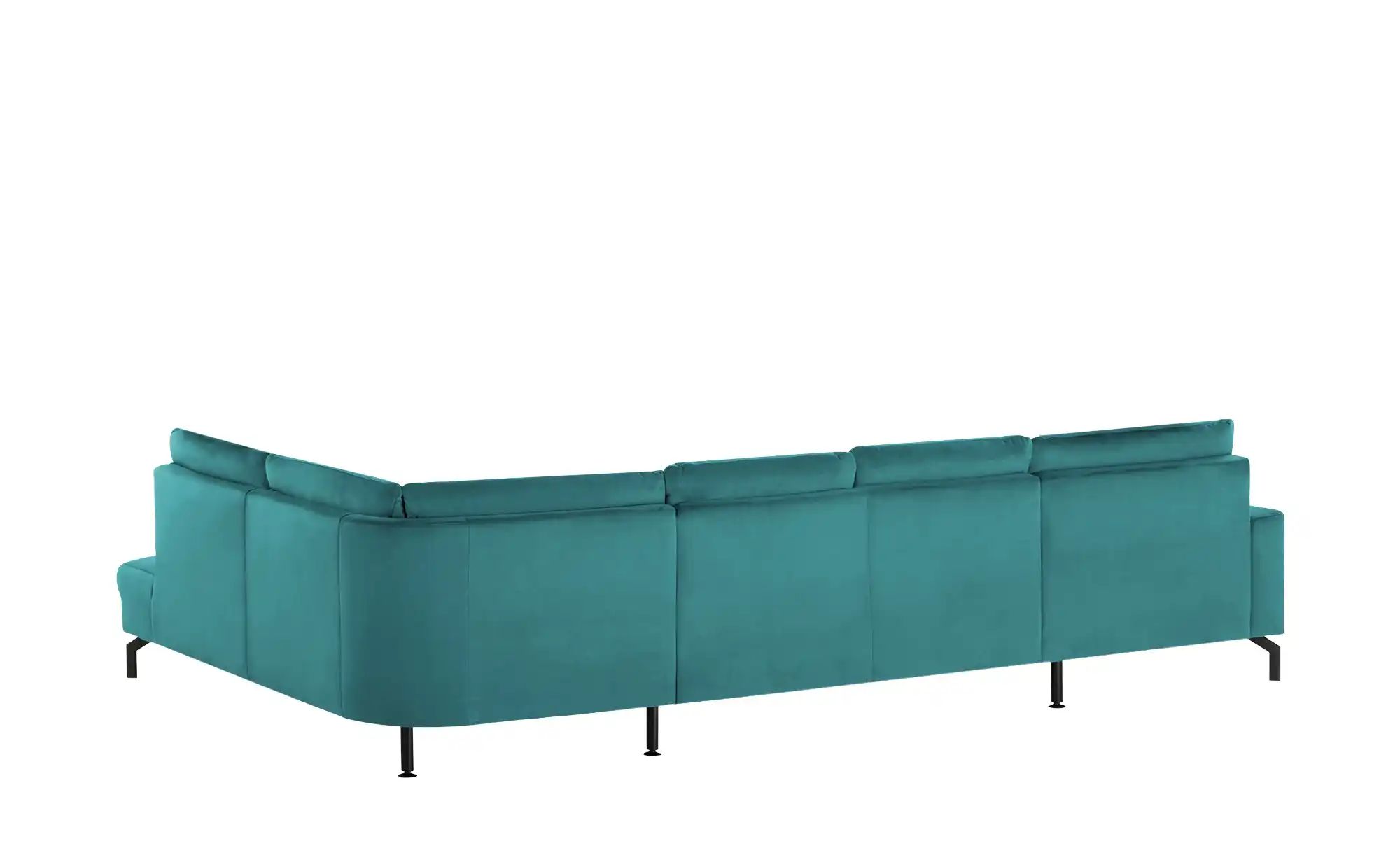 meinSofa Wohnlandschaft  Grace ¦ türkis/petrol ¦ Maße (cm): B: 332 H: 89 T: günstig online kaufen