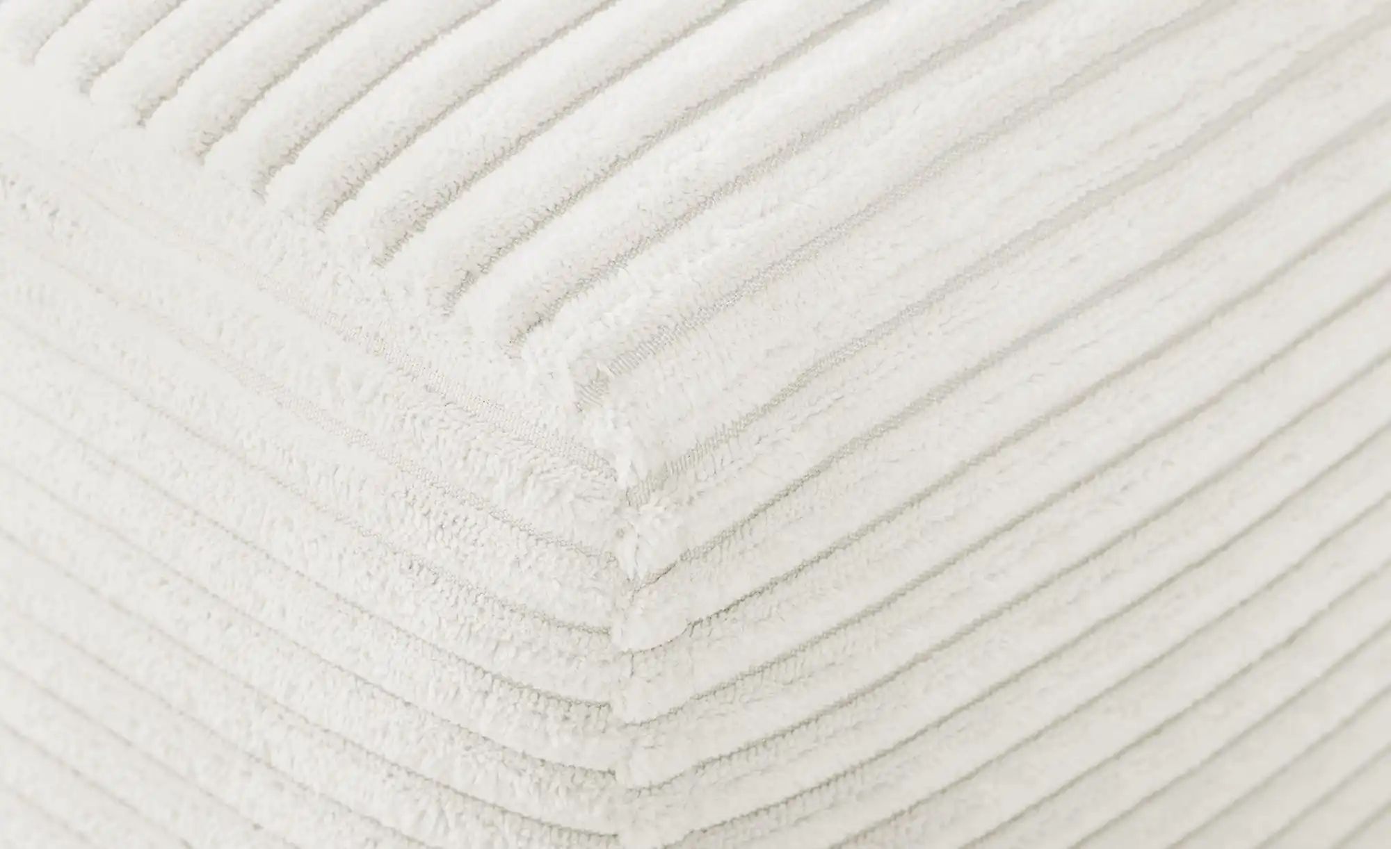 Jette Home Ecksofa Cord Sila ¦ weiß ¦ Maße (cm): B: 325 H: 85 T: 224.0 Pols günstig online kaufen