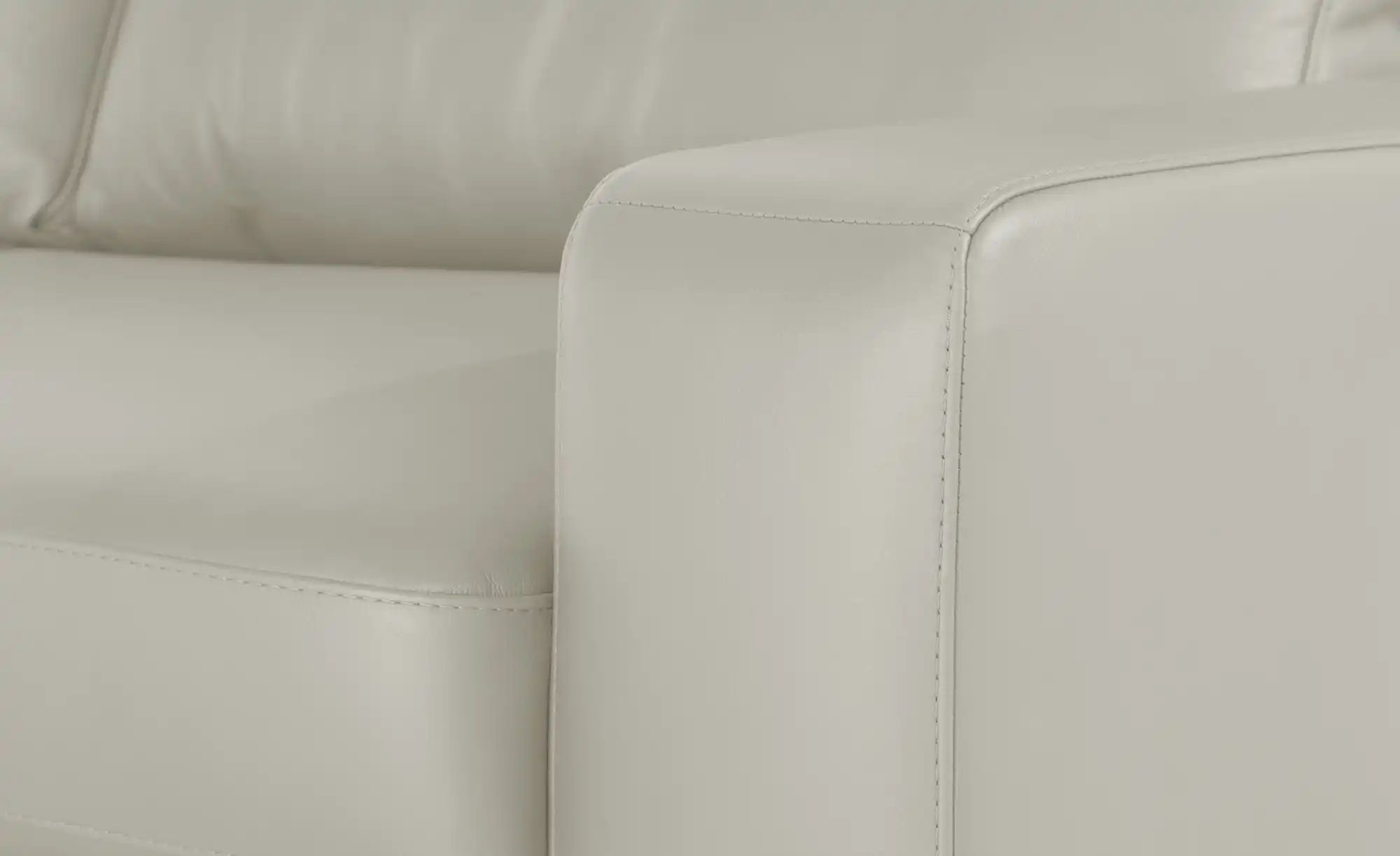 Thumbnail - Recamiere aus Leder Bena ¦ grau ¦ Maße (cm): B: 213 H: 86 T: 97.0 Polstermöbel > Sofas > Einzelsofas - Höffner