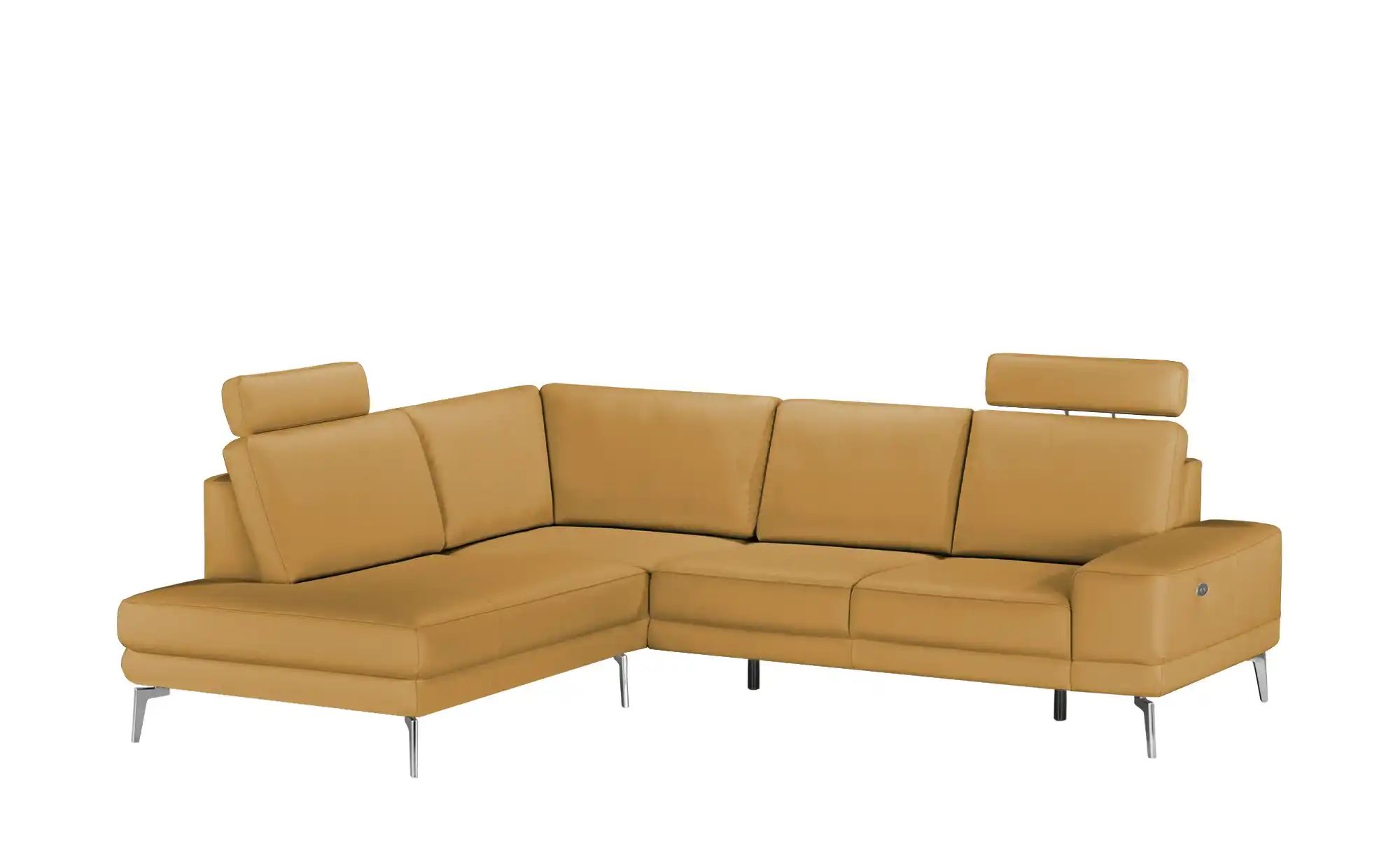 Thumbnail - meinSofa Ecksofa aus Leder Dana ¦ gelb ¦ Maße (cm): B: 269 H: 86 T: 222.0 Polstermöbel > Sofas > Ecksofas - Höffner