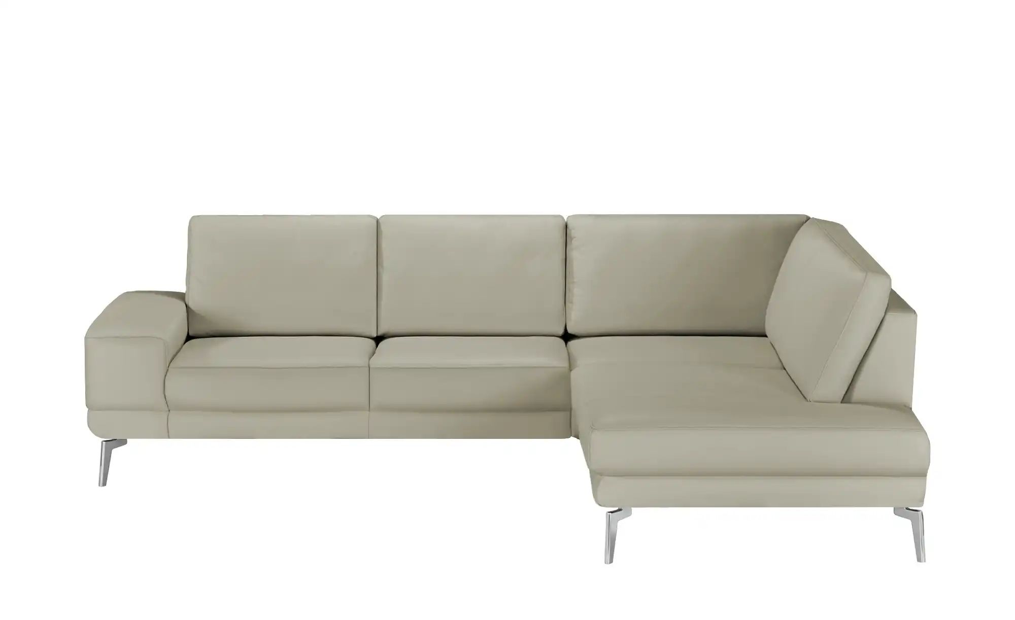 meinSofa Ecksofa aus Leder Dana ¦ grau ¦ Maße (cm): B: 269 H: 86 T: 222 Pol günstig online kaufen