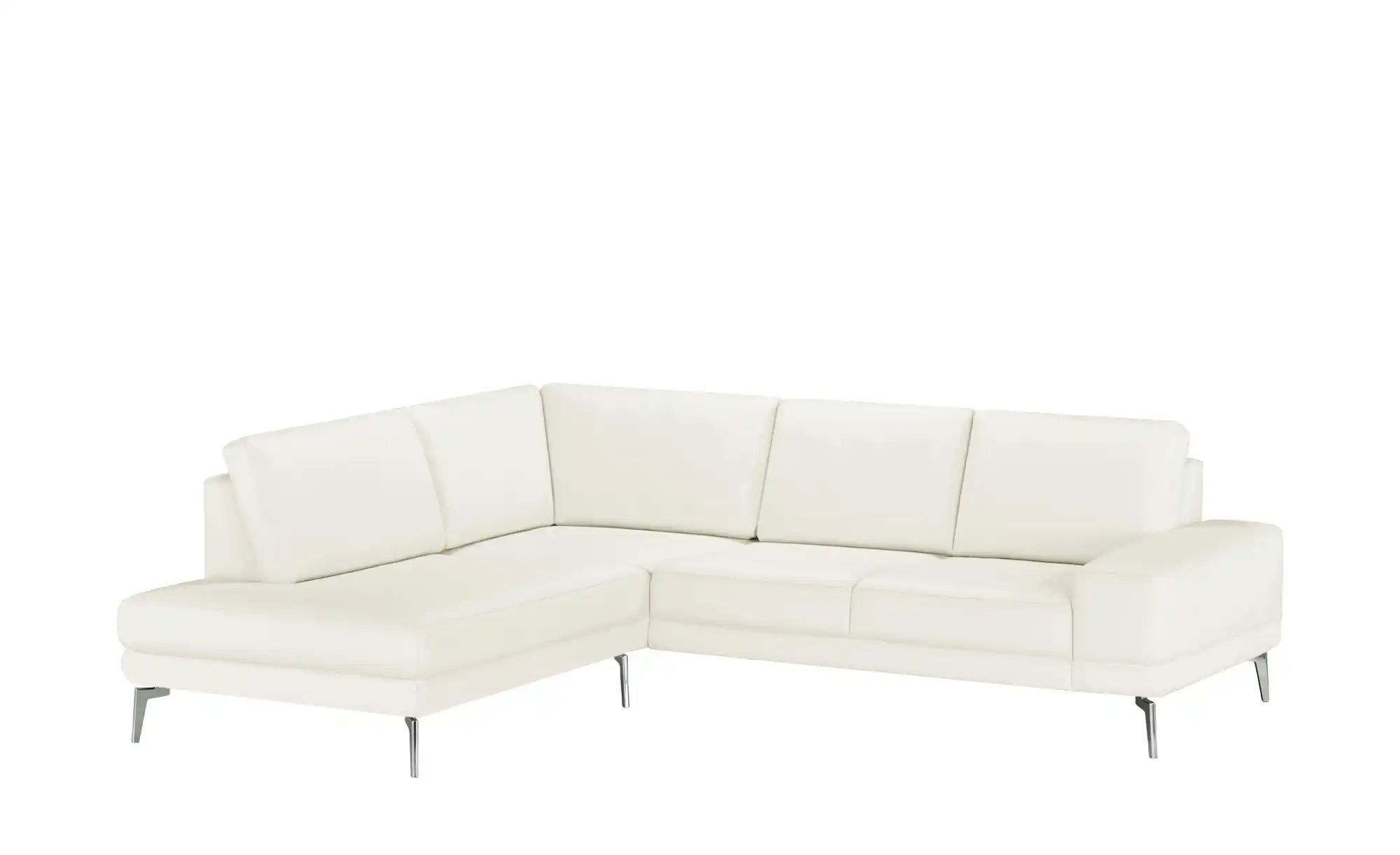 meinSofa Ecksofa aus Leder Dana ¦ weiß ¦ Maße (cm): B: 269 H: 86 T: 222 Pol günstig online kaufen