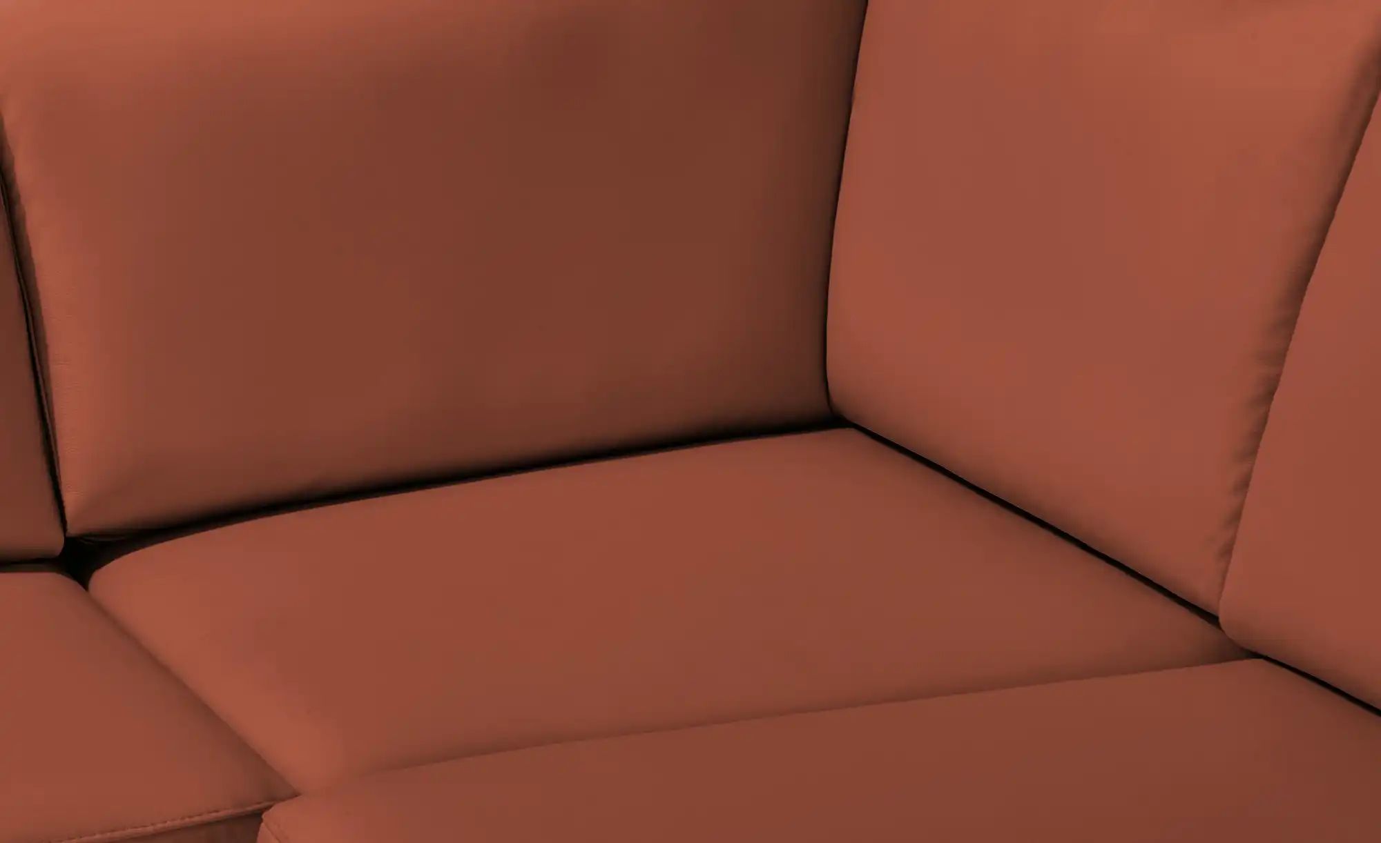 Thumbnail - meinSofa Ecksofa aus Leder Dana ¦ rot ¦ Maße (cm): B: 269 H: 86 T: 222.0 Polstermöbel > Sofas > Ecksofas - Höffner