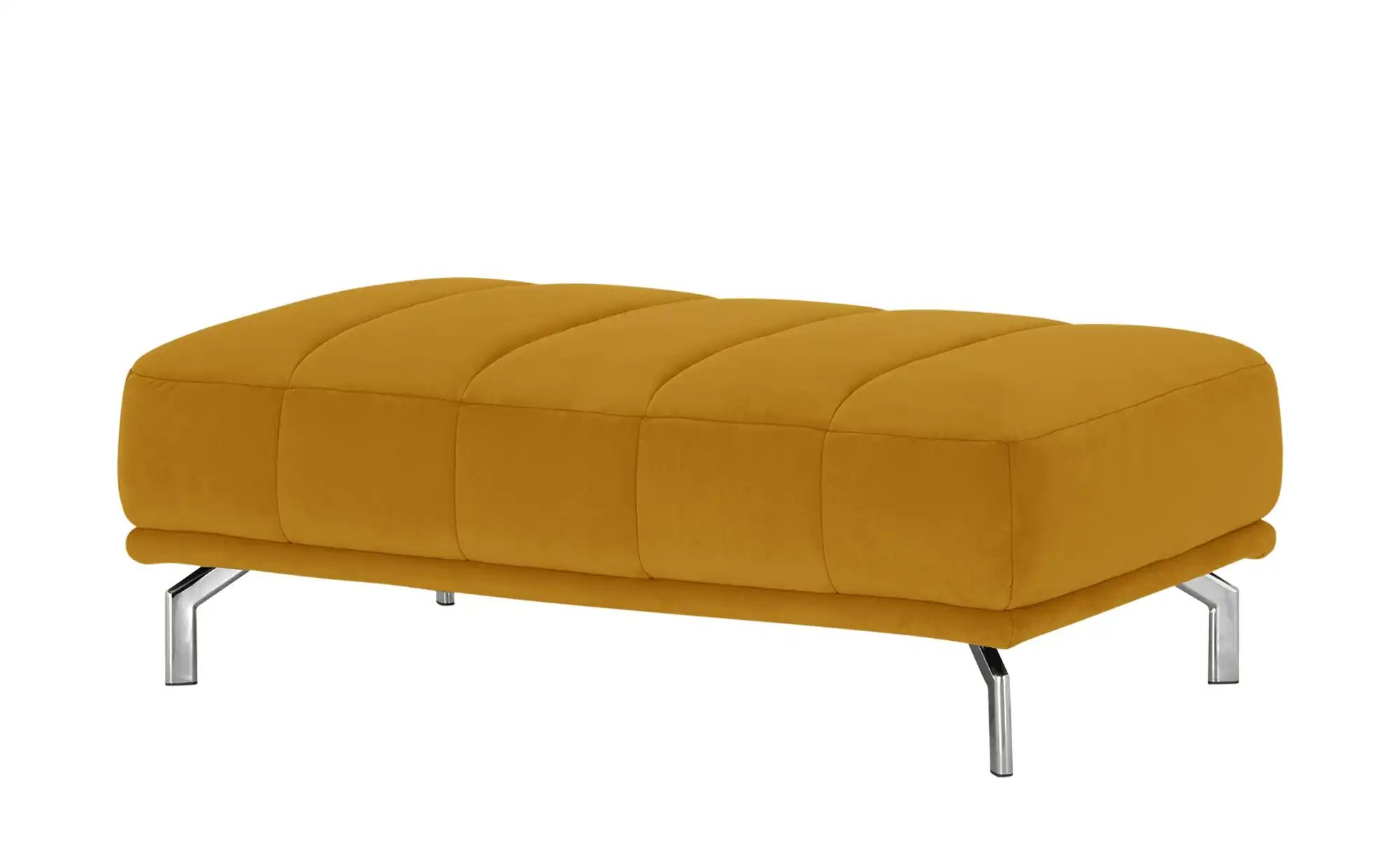 Lounge Collection XXL-Hocker  Sarina ¦ gelb ¦ Maße (cm): B: 127 H: 43 T: 77 günstig online kaufen