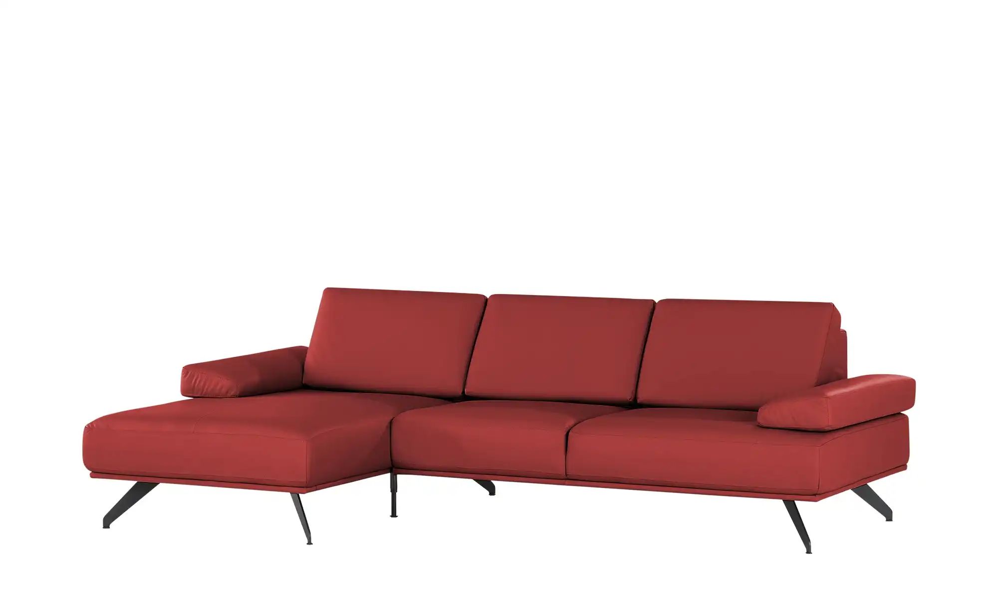 SOHO Ecksofa  Gemma ¦ rot ¦ Maße (cm): B: 282 H: 84 T: 166 Polstermöbel > S günstig online kaufen