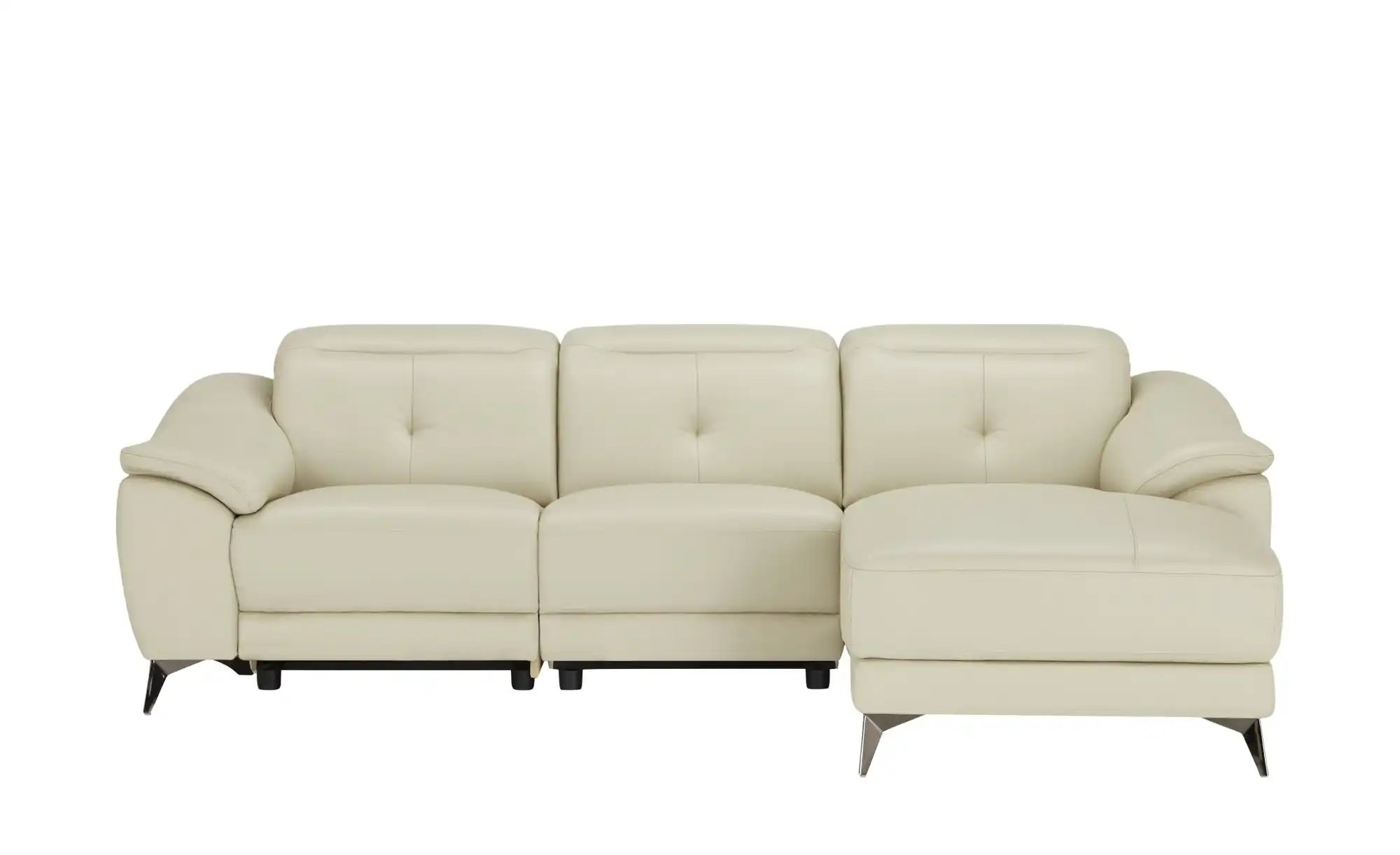 uno Ecksofa mit elektrischer Relaxfunktion Eva ¦ creme ¦ Maße (cm): B: 255 günstig online kaufen