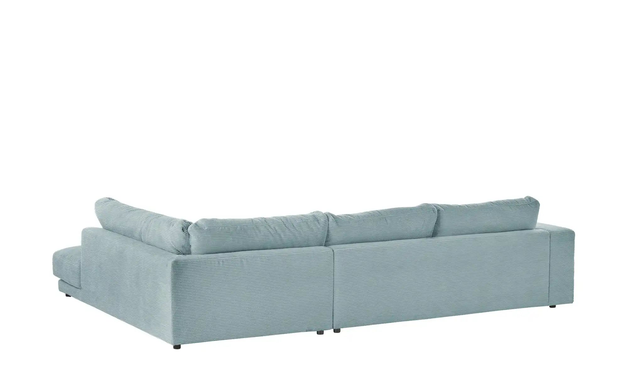 Jette Home Ecksofa Cord Sila ¦ blau ¦ Maße (cm): B: 325 H: 85 T: 224.0 Pols günstig online kaufen