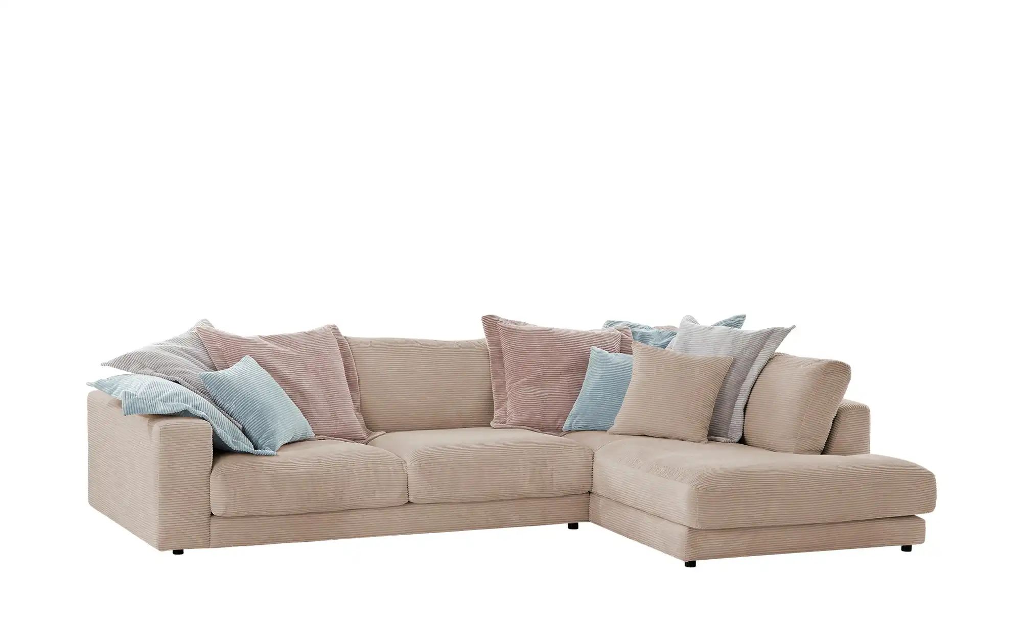 Jette Home Ecksofa Cord Sila ¦ braun ¦ Maße (cm): B: 325 H: 85 T: 224.0 Pol günstig online kaufen