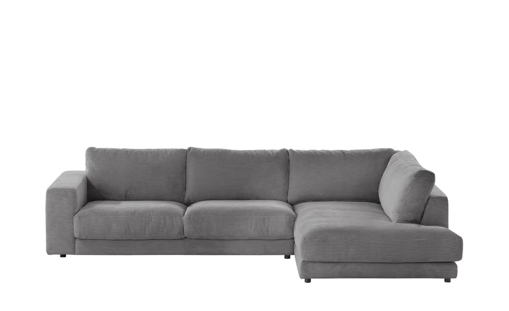 Jette Home Ecksofa Cord Sila ¦ grau ¦ Maße (cm): B: 325 H: 85 T: 224.0 Pols günstig online kaufen