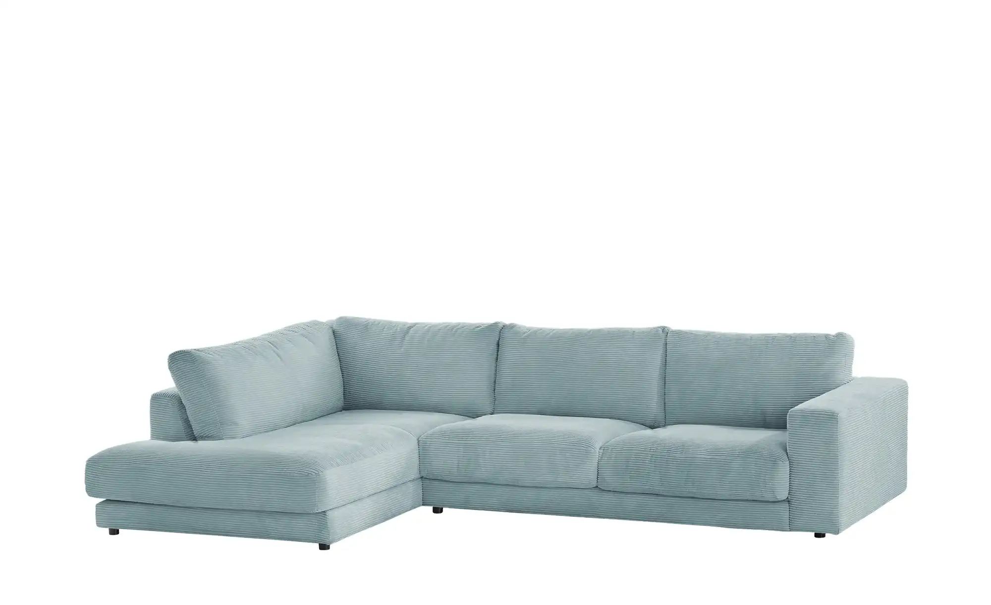 Jette Home Ecksofa Cord Sila ¦ blau ¦ Maße (cm): B: 325 H: 85 T: 224.0 Pols günstig online kaufen