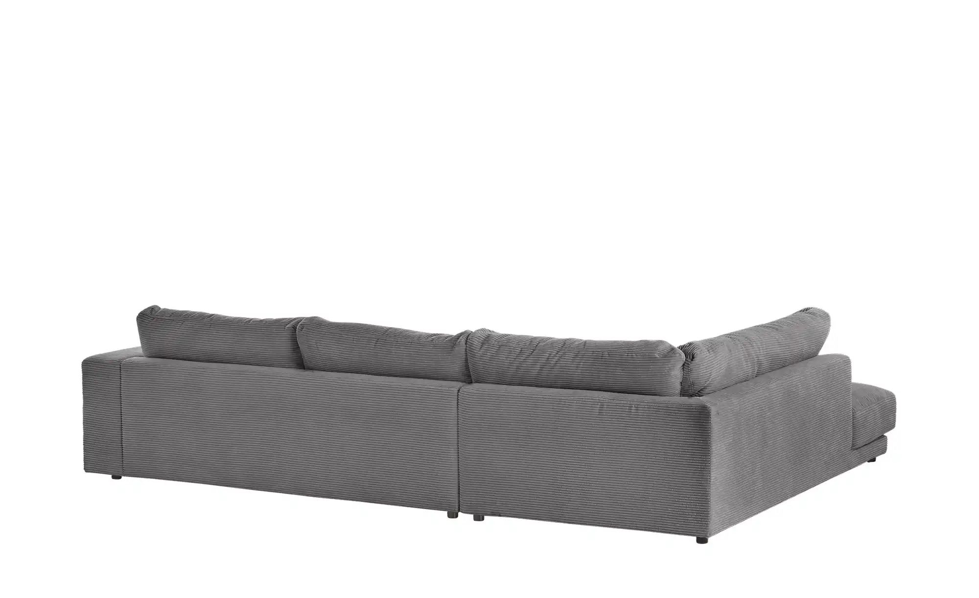 Jette Home Ecksofa Cord Sila ¦ grau ¦ Maße (cm): B: 325 H: 85 T: 224.0 Pols günstig online kaufen