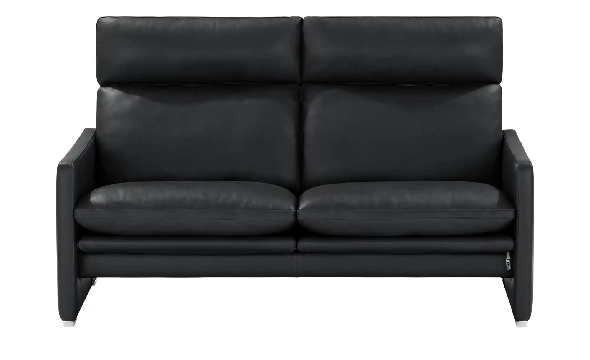 erpo just relax Ledersofa  JR 290 Trento ¦ schwarz ¦ Maße (cm): B: 157 H: 9 günstig online kaufen