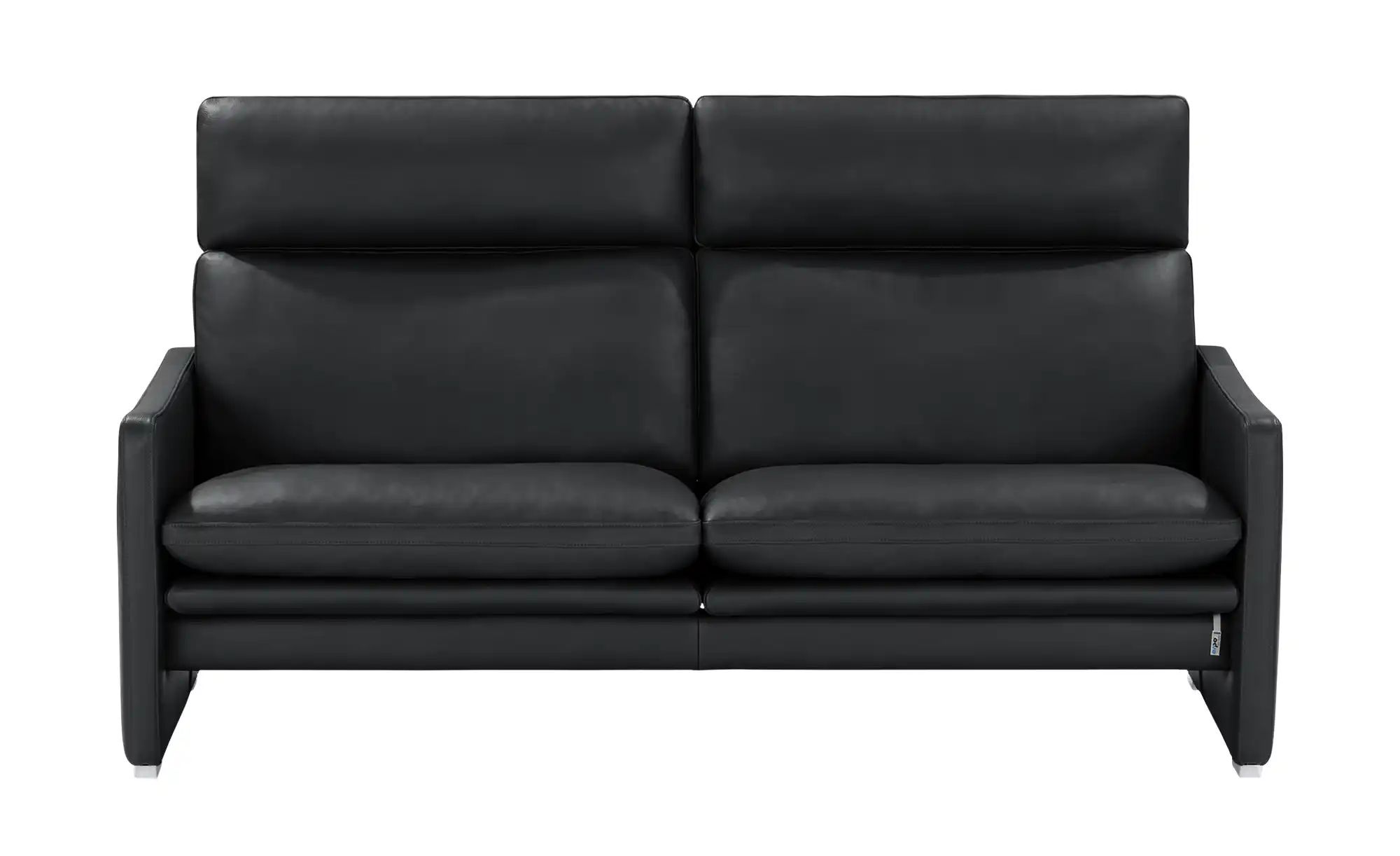 erpo just relax Ledersofa  JR 290 Trento ¦ schwarz ¦ Maße (cm): B: 174 H: 9 günstig online kaufen