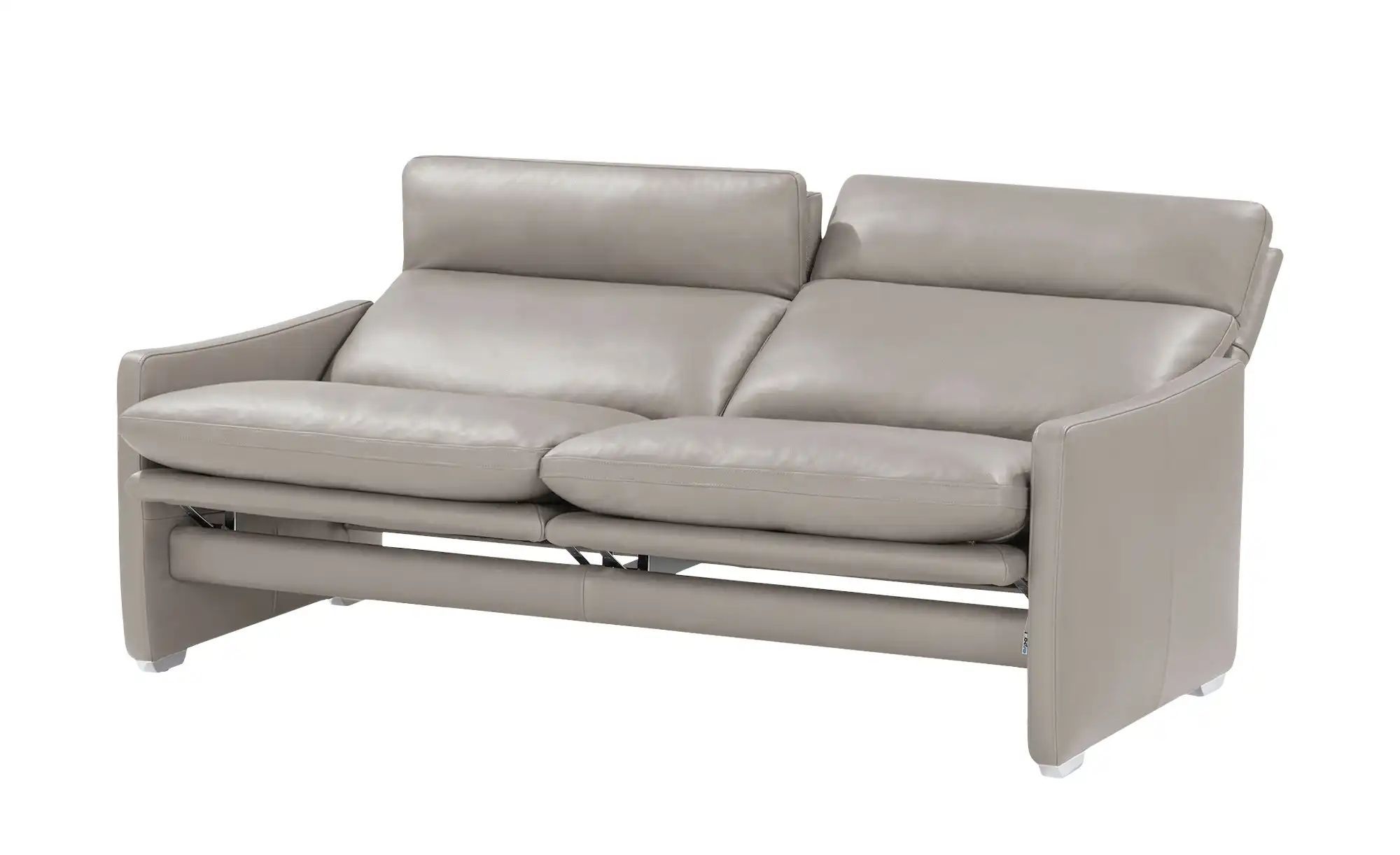Thumbnail - erpo just relax Ledersofa JR 290 Trento ¦ grau ¦ Maße (cm): B: 174 H: 93 T: 86.0 Polstermöbel > Sofas > 2-Sitzer - Höff...