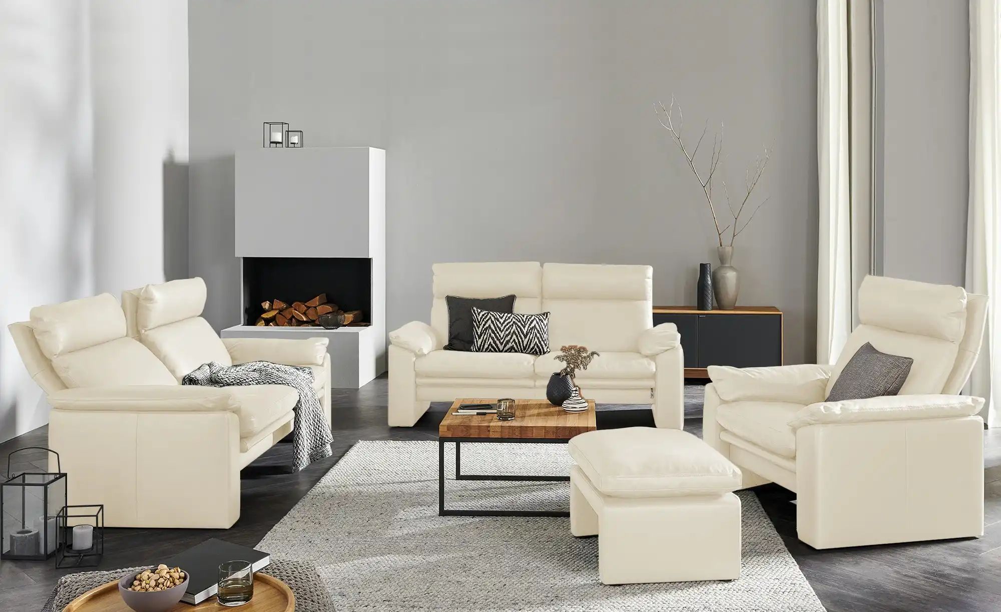 erpo just relax Hocker  JR963 Bari ¦ beige ¦ Maße (cm): B: 64 H: 43 T: 51 P günstig online kaufen