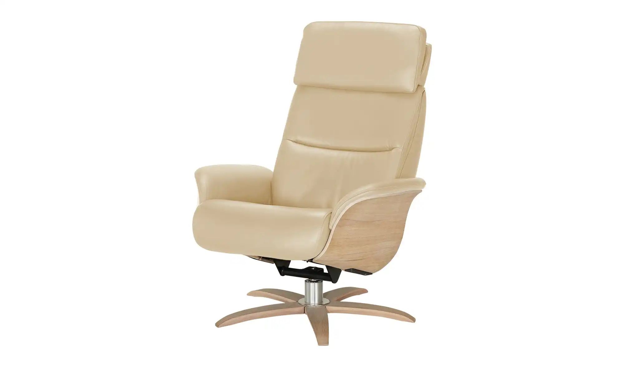 Nils Olsen Relaxsessel Leder mit Relaxfunktion Balance ¦ beige ¦ Maße (cm): günstig online kaufen