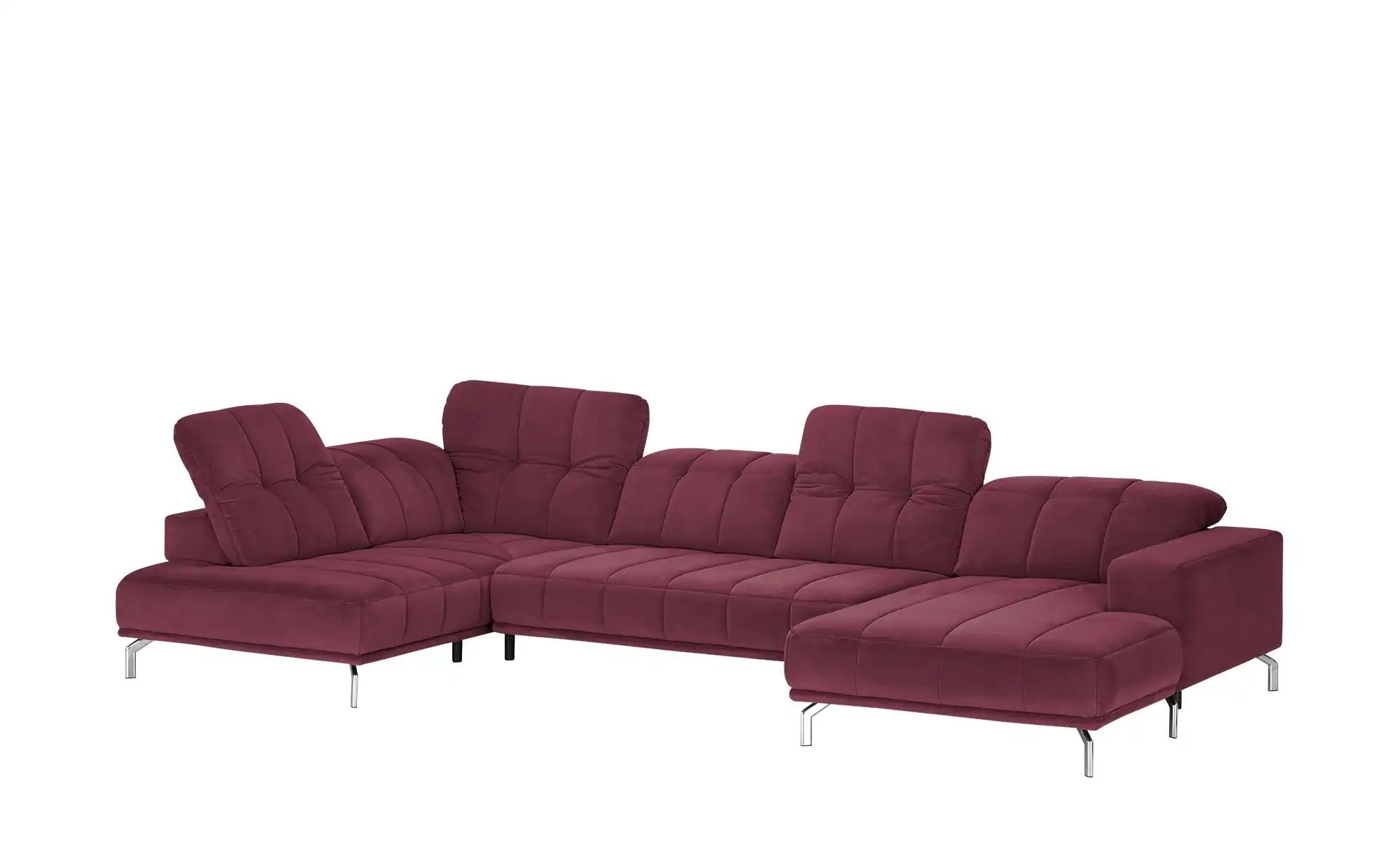 Lounge Collection Wohnlandschaft  Sarina ¦ rot ¦ Maße (cm): B: 383 H: 75 T: günstig online kaufen