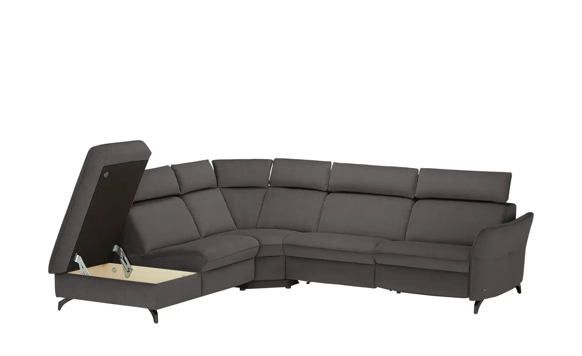 himolla Ecksofa  1926 ¦ grau ¦ Maße (cm): B: 245 H: 92 T: 278 Polstermöbel günstig online kaufen