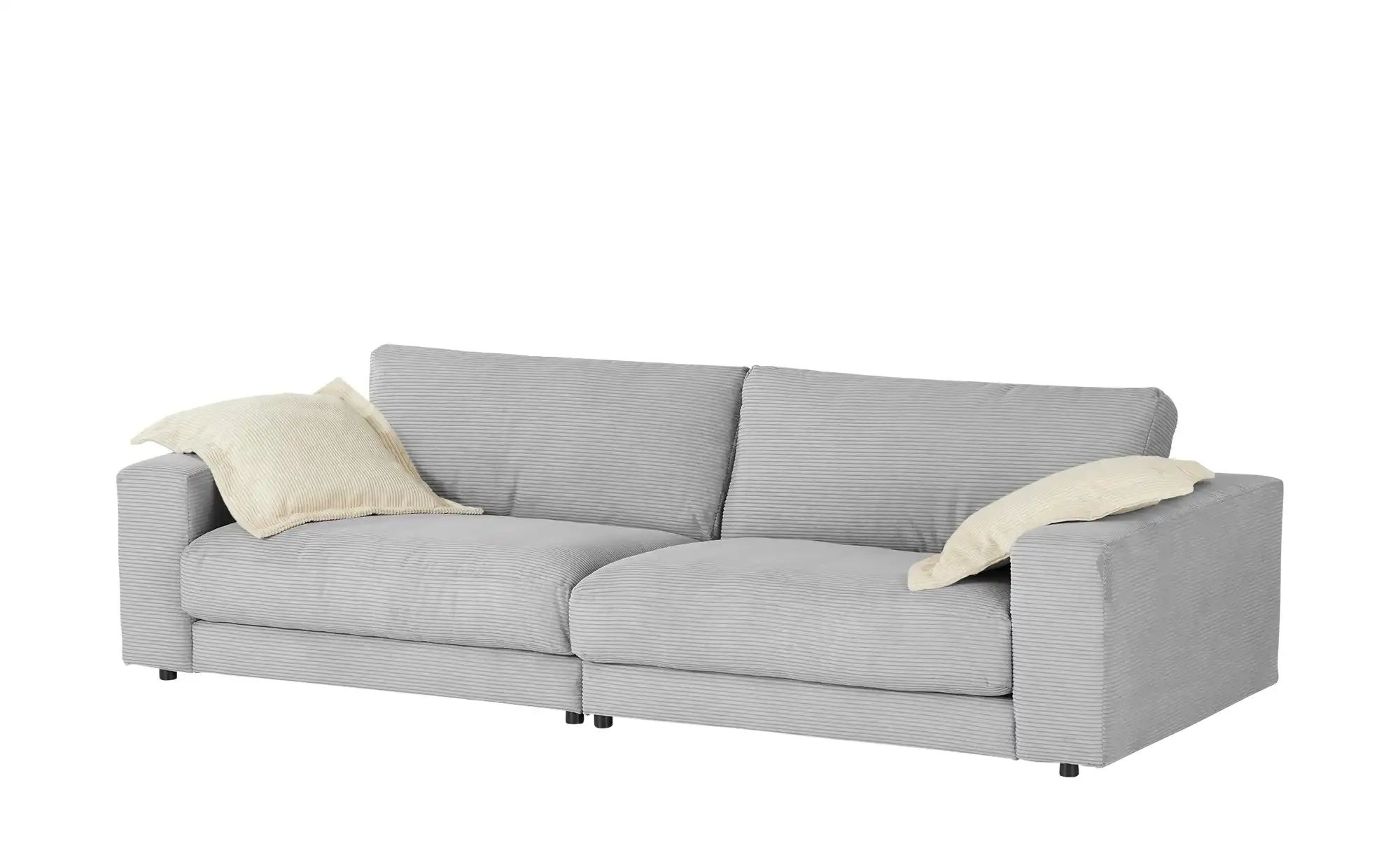 Thumbnail - Jette Home Sofa Cord Sila ¦ grau ¦ Maße (cm): B: 290 H: 85 T: 127.0 Polstermöbel > Sofas > 3-Sitzer - Höffner