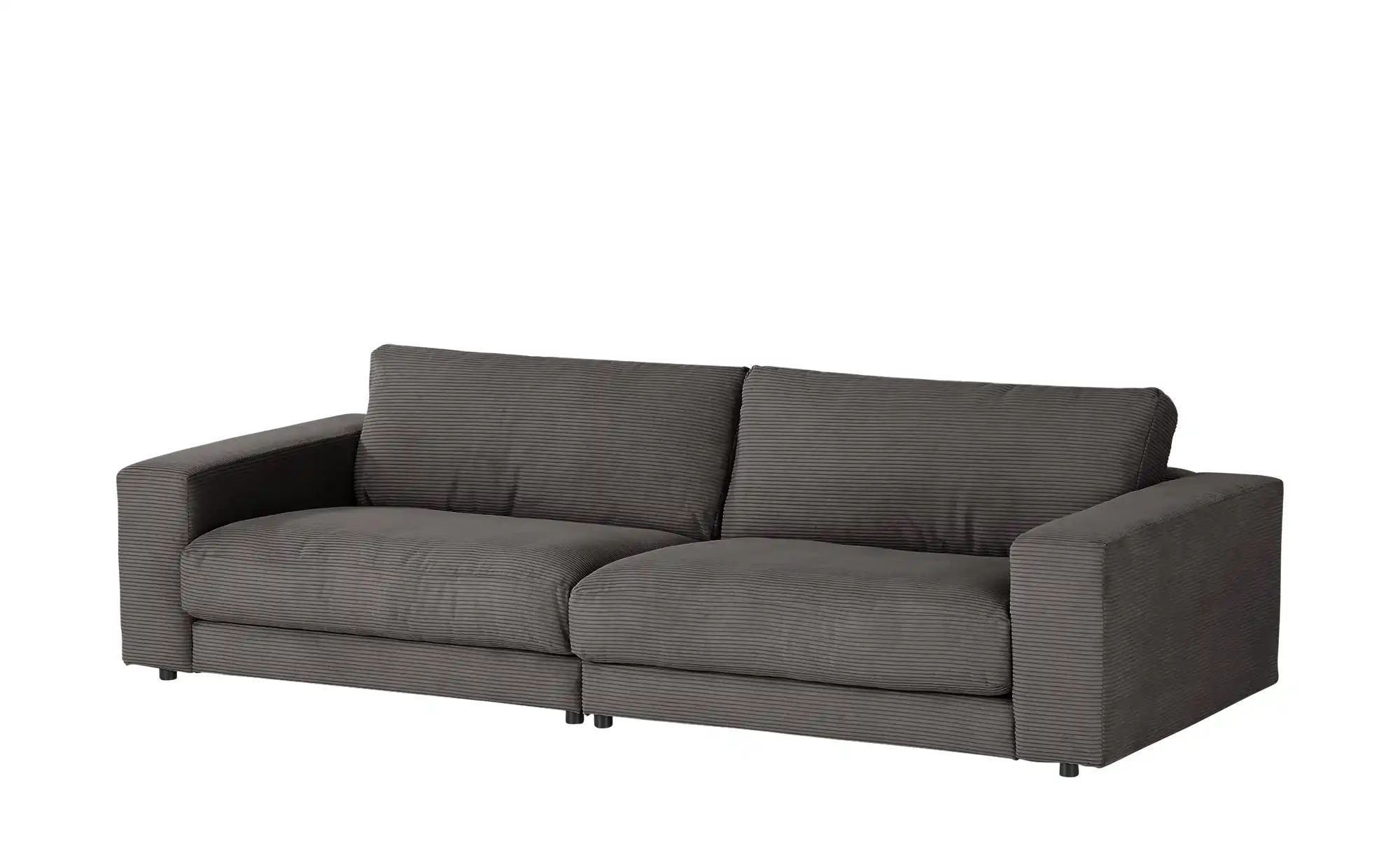 Thumbnail - Jette Home Sofa Cord Sila ¦ grau ¦ Maße (cm): B: 290 H: 85 T: 127.0 Polstermöbel > Sofas > 3-Sitzer - Höffner