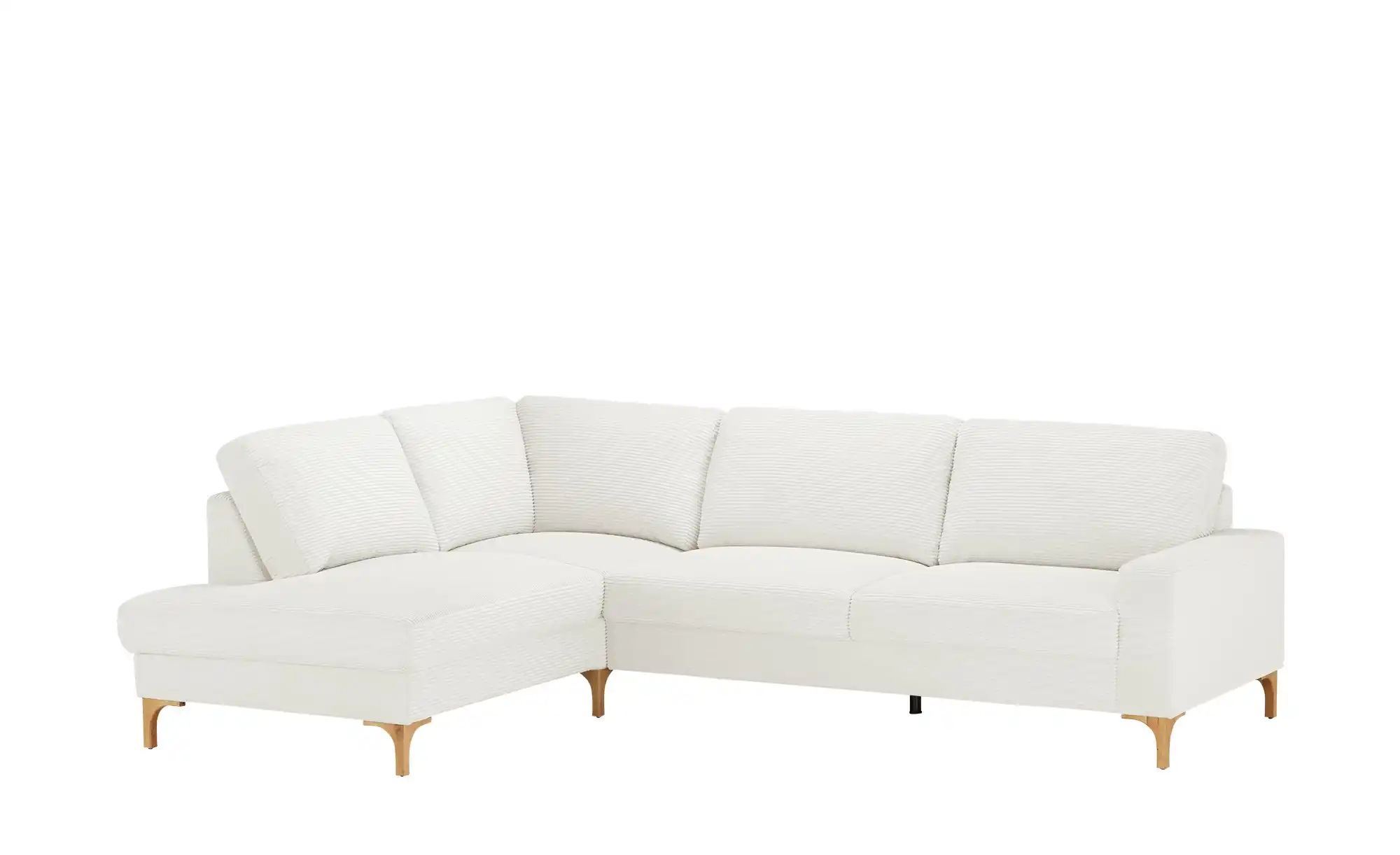 Thumbnail - Gray & Jones Cord-Sofa Capa ¦ weiß ¦ Maße (cm): B: 276 H: 86 T: 200.0 Polstermöbel > Sofas > Ecksofas - Höffner