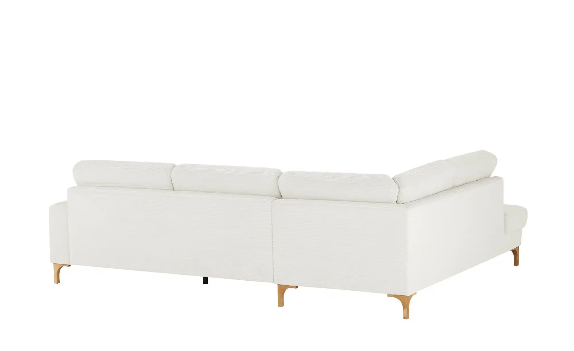 Thumbnail - Gray & Jones Cord-Sofa Capa ¦ weiß ¦ Maße (cm): B: 276 H: 86 T: 200.0 Polstermöbel > Sofas > Ecksofas - Höffner