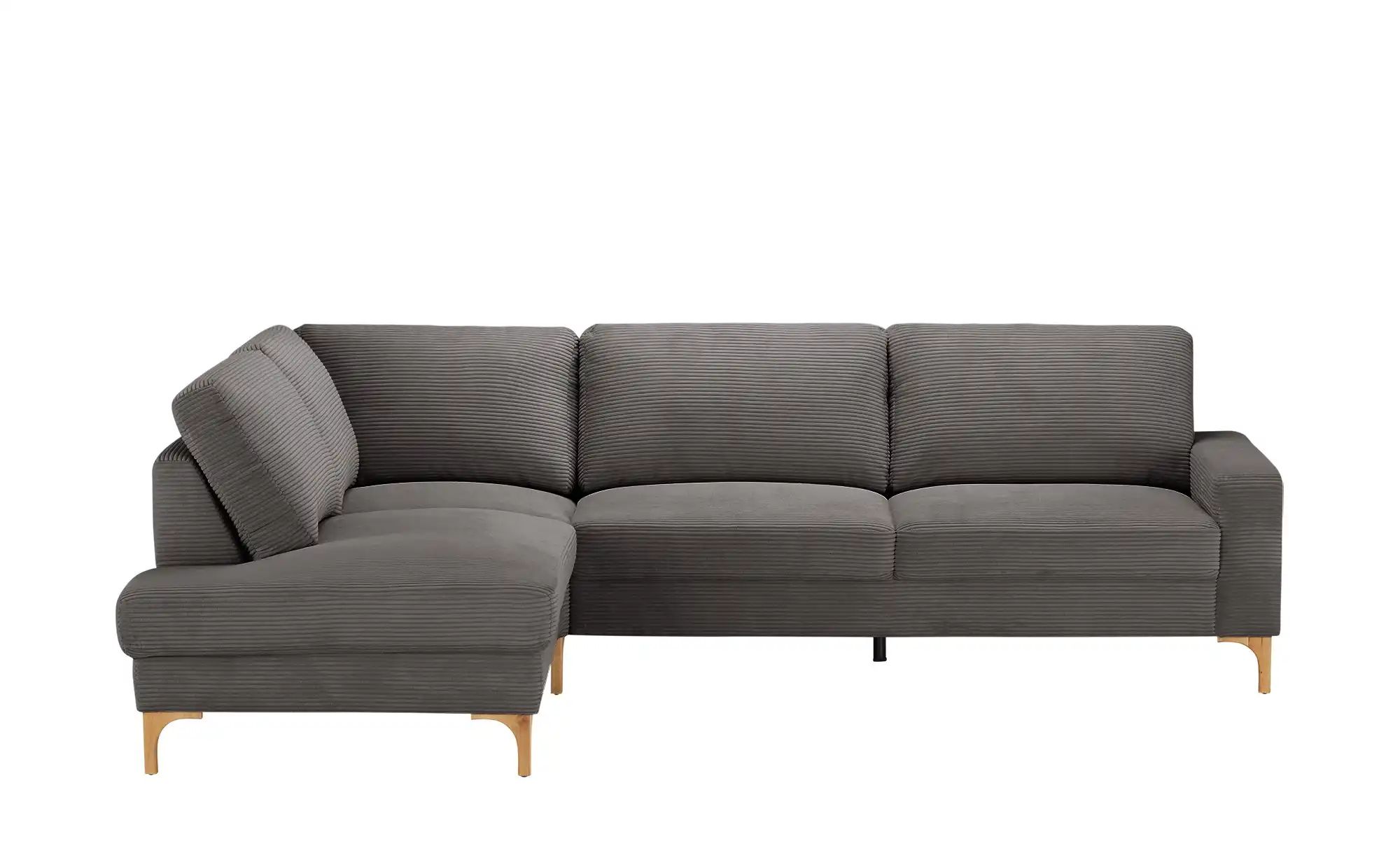 Gray & Jones Cord-Sofa  Capa ¦ grau ¦ Maße (cm): B: 276 H: 86 T: 200 Polste günstig online kaufen