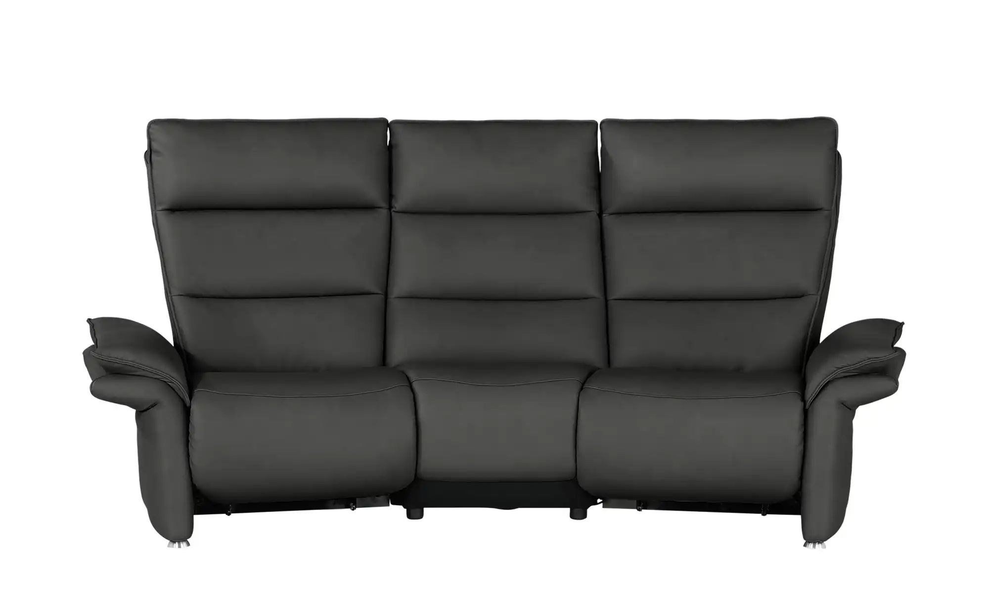 Hukla Trapezsofa aus Leder  Corvina ¦ schwarz ¦ Maße (cm): B: 216 H: 109 T: günstig online kaufen