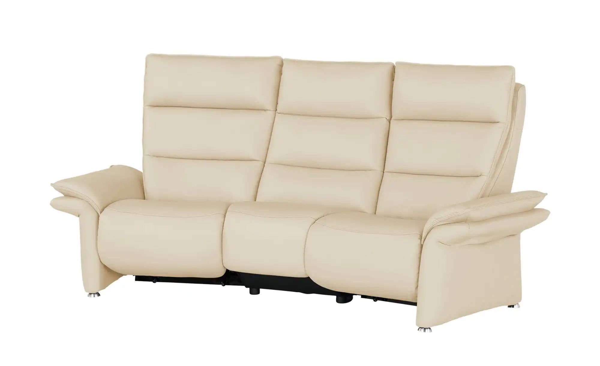 Hukla Trapezsofa aus Leder  Corvina ¦ creme ¦ Maße (cm): B: 216 H: 109 T: 1 günstig online kaufen