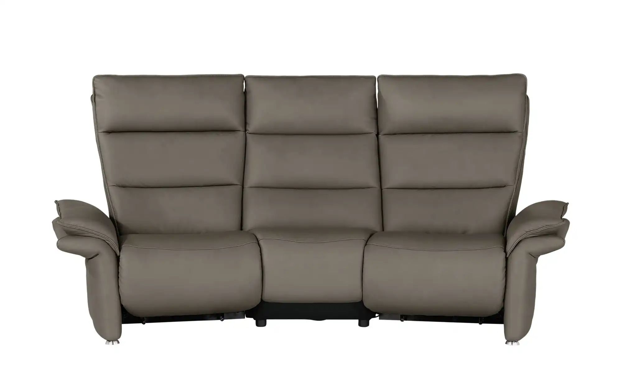 Hukla Trapezsofa aus Leder  Corvina ¦ grau ¦ Maße (cm): B: 216 H: 109 T: 10 günstig online kaufen