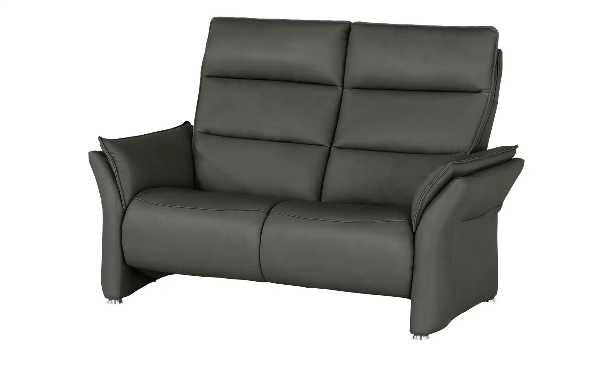 Hukla Ledersofa  Corvina ¦ grau ¦ Maße (cm): B: 154 H: 109 T: 90.0 Polsterm günstig online kaufen