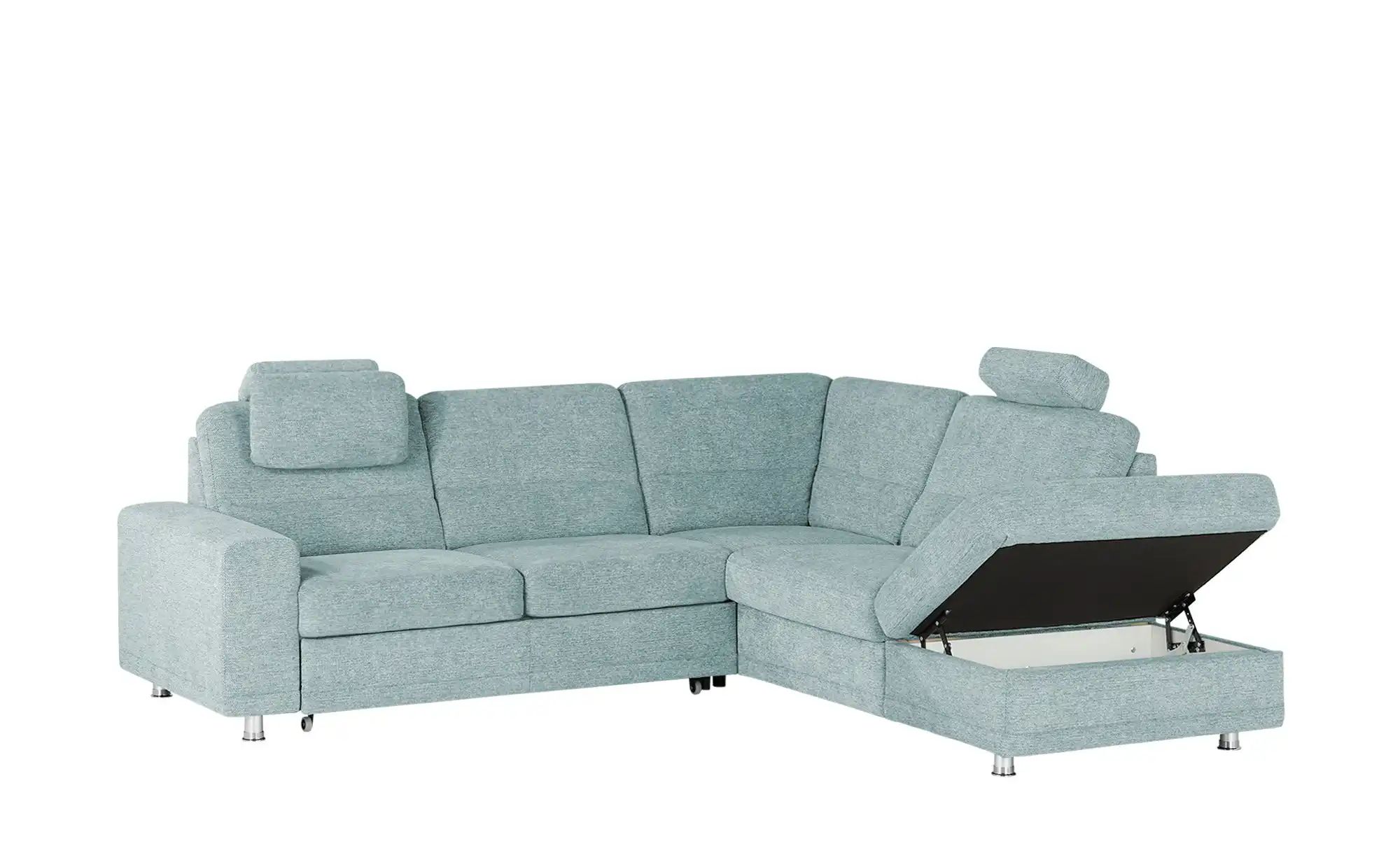 Thumbnail - meinSofa Ecksofa  Marc ¦ blau ¦ Maße (cm): B: 243 H: 85 T: 234.0 Polstermöbel > Sofas > Ecksofas - Höffner