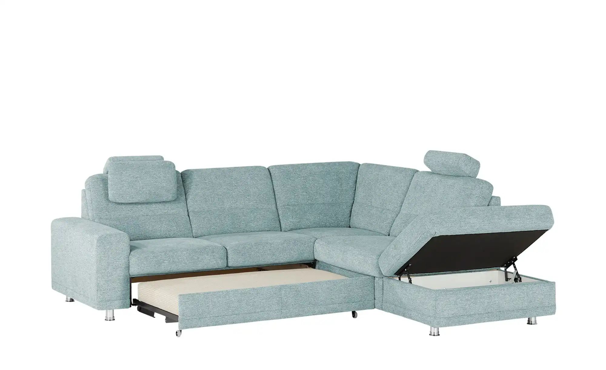 Thumbnail - meinSofa Ecksofa  Marc ¦ blau ¦ Maße (cm): B: 243 H: 85 T: 234.0 Polstermöbel > Sofas > Ecksofas - Höffner