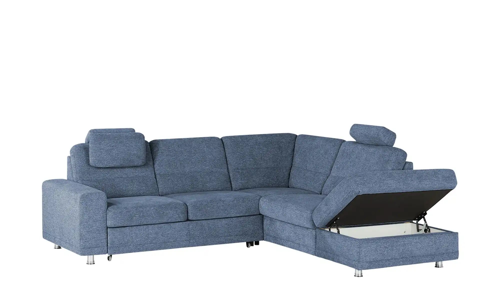 Thumbnail - meinSofa Ecksofa Marc ¦ blau ¦ Maße (cm): B: 243 H: 85 T: 234.0 Polstermöbel > Sofas > Ecksofas - Höffner
