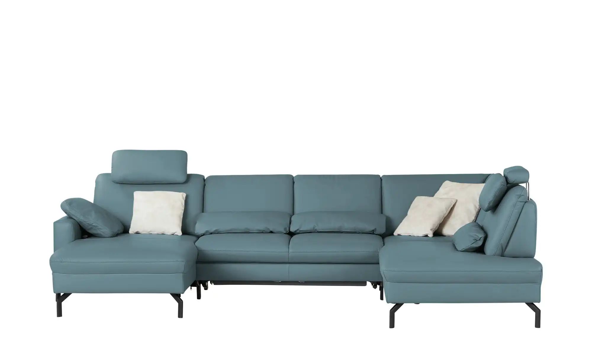 Thumbnail - meinSofa Wohnlandschaft  Grace ¦ blau ¦ Maße (cm): B: 332 T: 220.0 Polstermöbel > Sofas > Schlafsofas - Höffner