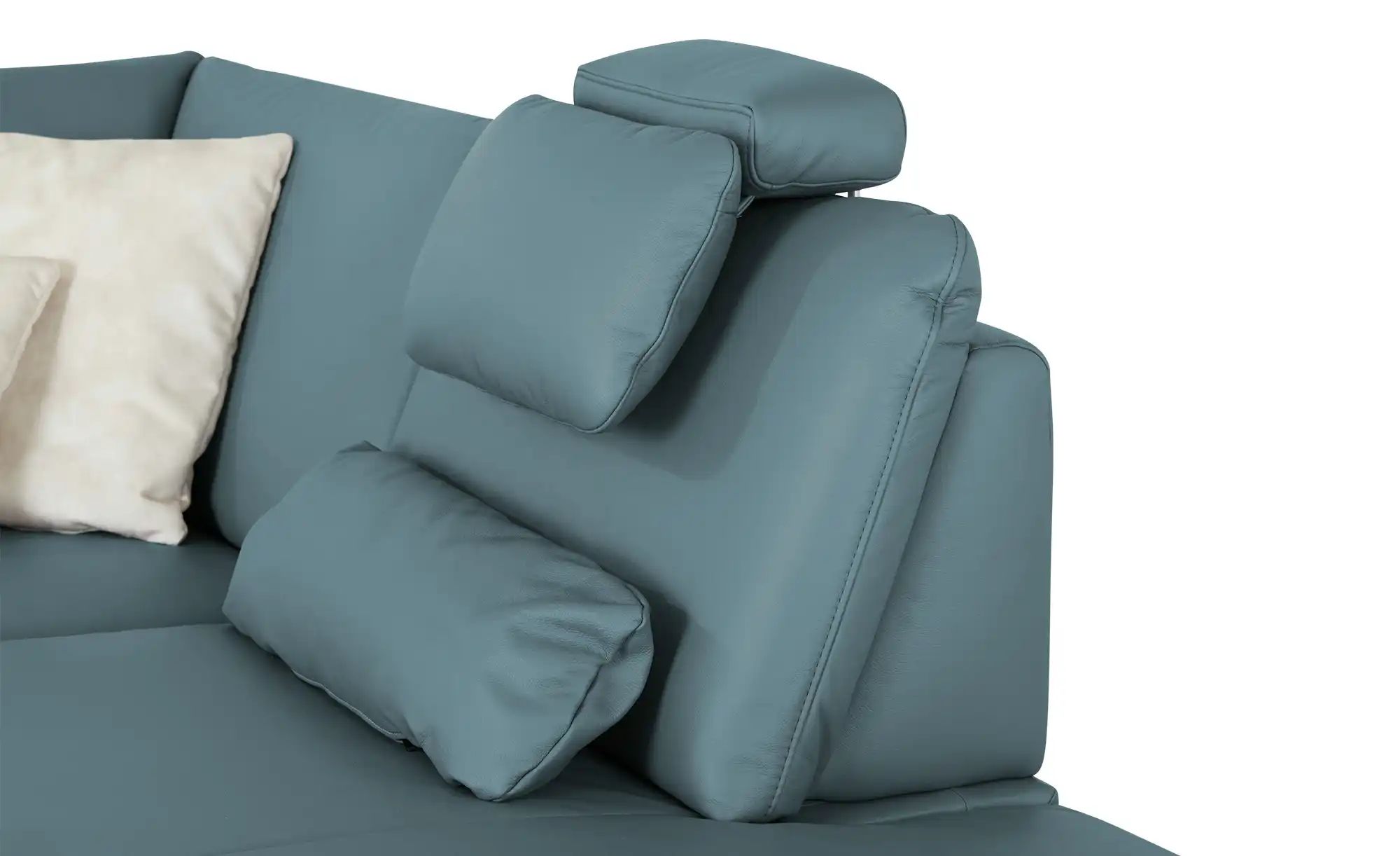 Thumbnail - meinSofa Wohnlandschaft  Grace ¦ blau ¦ Maße (cm): B: 332 T: 220.0 Polstermöbel > Sofas > Schlafsofas - Höffner