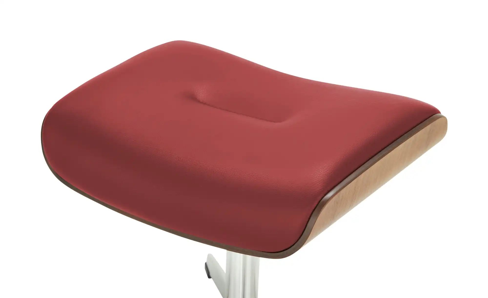 Thumbnail - Hocker aus Leder Timeout ¦ rot ¦ Maße (cm): B: 50 H: 34 T: 38.0 Polstermöbel > Hocker - Höffner