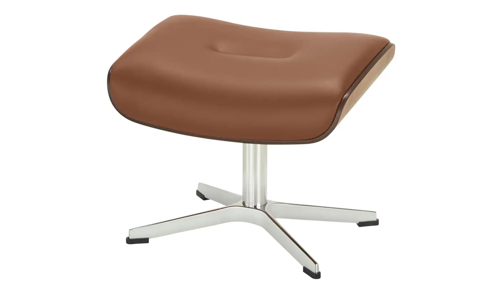 Hocker aus Leder Timeout ¦ braun ¦ Maße (cm): B: 50 H: 34 T: 38.0 Polstermö günstig online kaufen