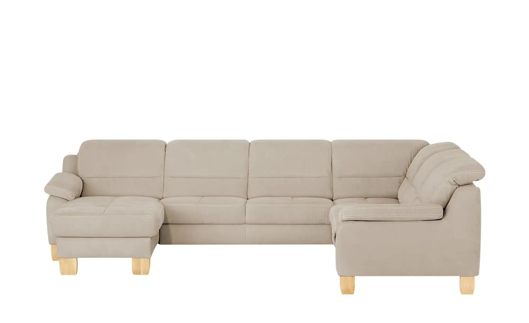 meinSofa Wohnlandschaft aus Mikrofaser Hanna ¦ braun ¦ Maße (cm): B: 322 H: günstig online kaufen