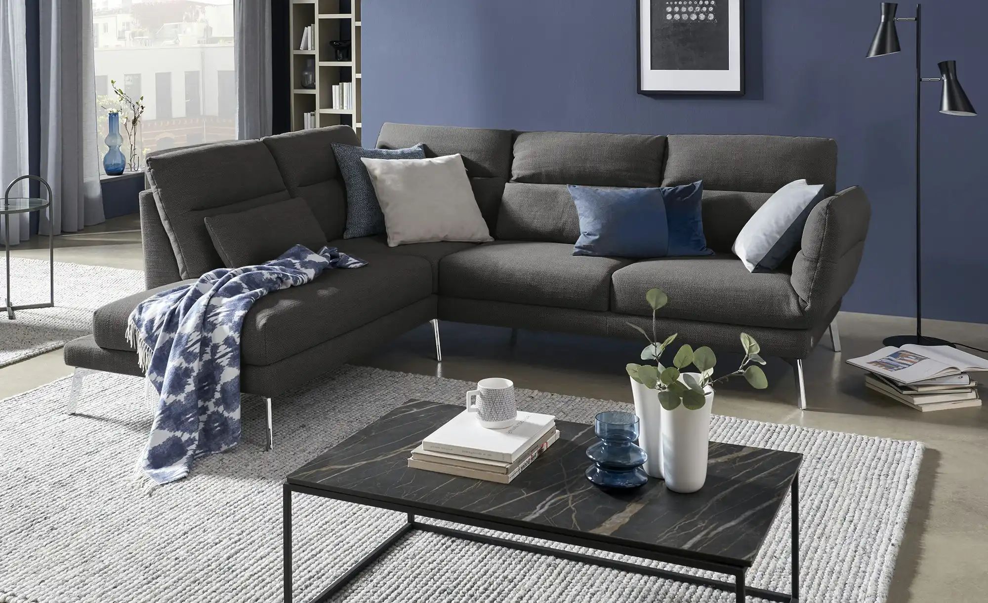 Thumbnail - Max Schelling Ecksofa Sentence ¦ braun ¦ Maße (cm): B: 250 H: 88 T: 208.0 Polstermöbel > Sofas > Ecksofas - Höffner