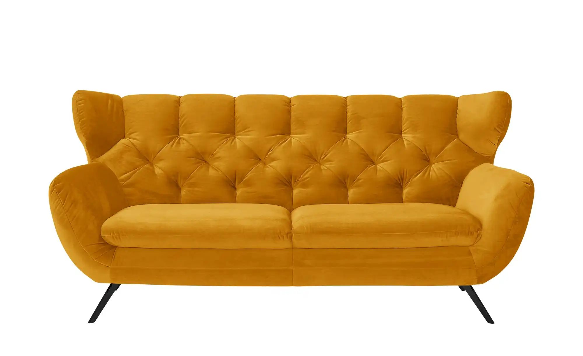 Jette Home Sofa  Caldara ¦ gelb ¦ Maße (cm): B: 200 H: 94 T: 95 Polstermöbe günstig online kaufen