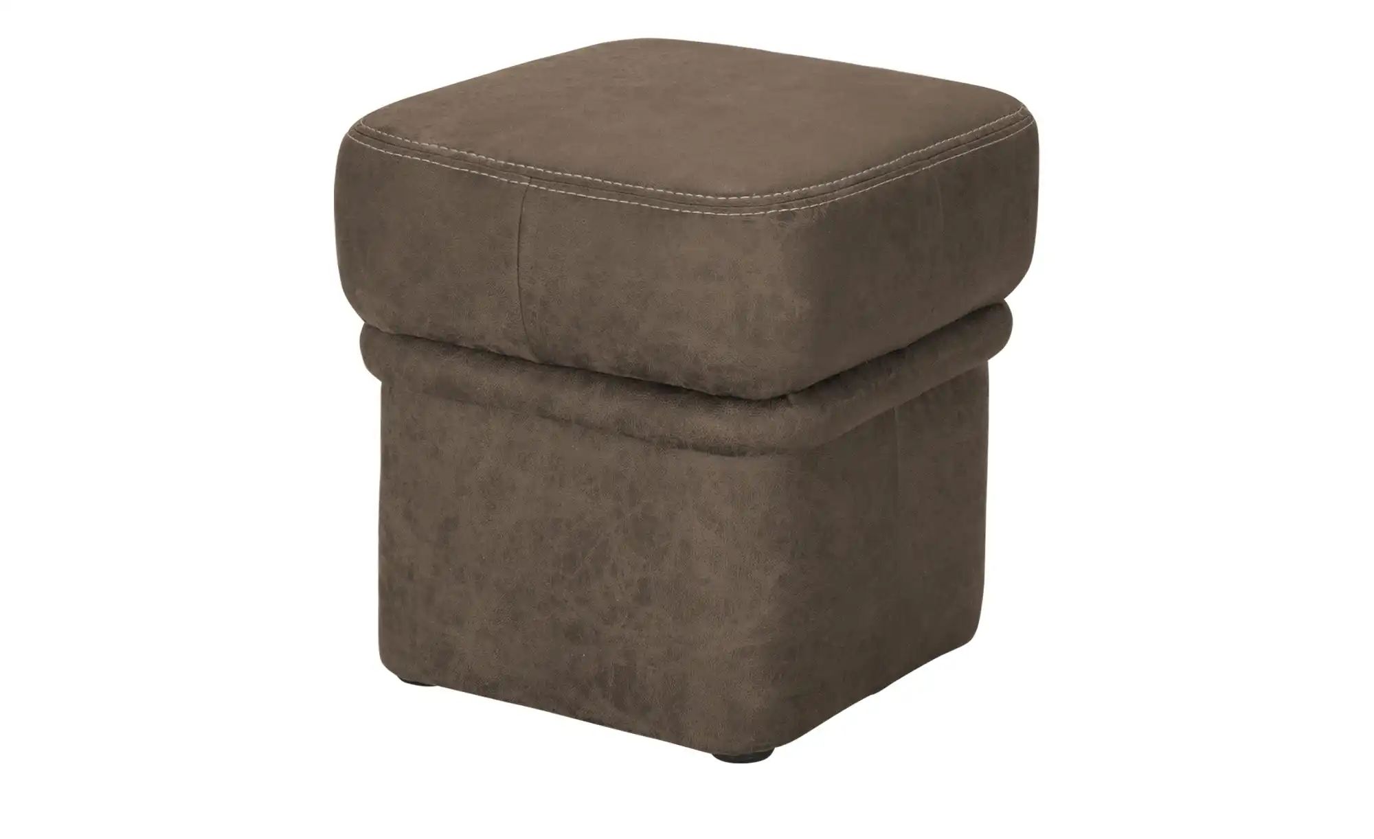 Hocker  Lech ¦ braun ¦ Maße (cm): B: 40 H: 46 T: 40 Polstermöbel > Hocker - günstig online kaufen