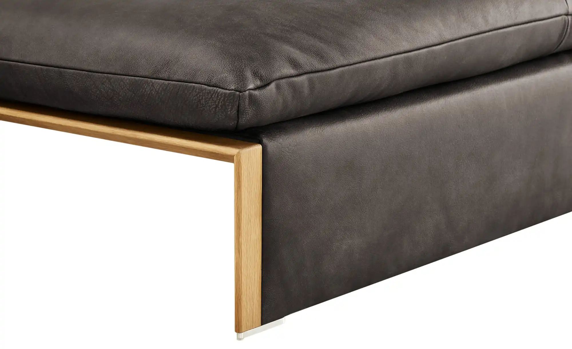 KOINOR Leder-Ecksofa mit Massivholzrahmen aus Wildeiche Humfrey ¦ braun ¦ M günstig online kaufen