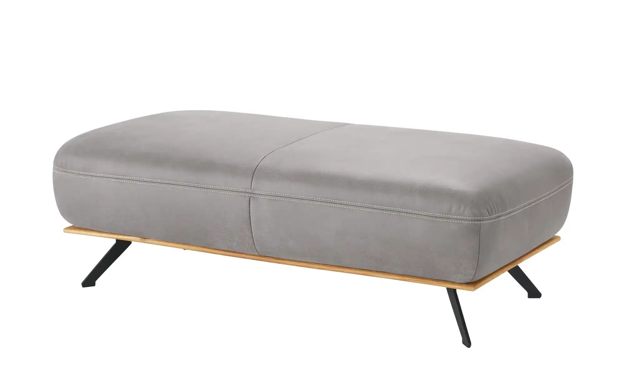 meinSofa Hocker  Fiona ¦ grau ¦ Maße (cm): B: 135 H: 43 T: 70 Polstermöbel günstig online kaufen