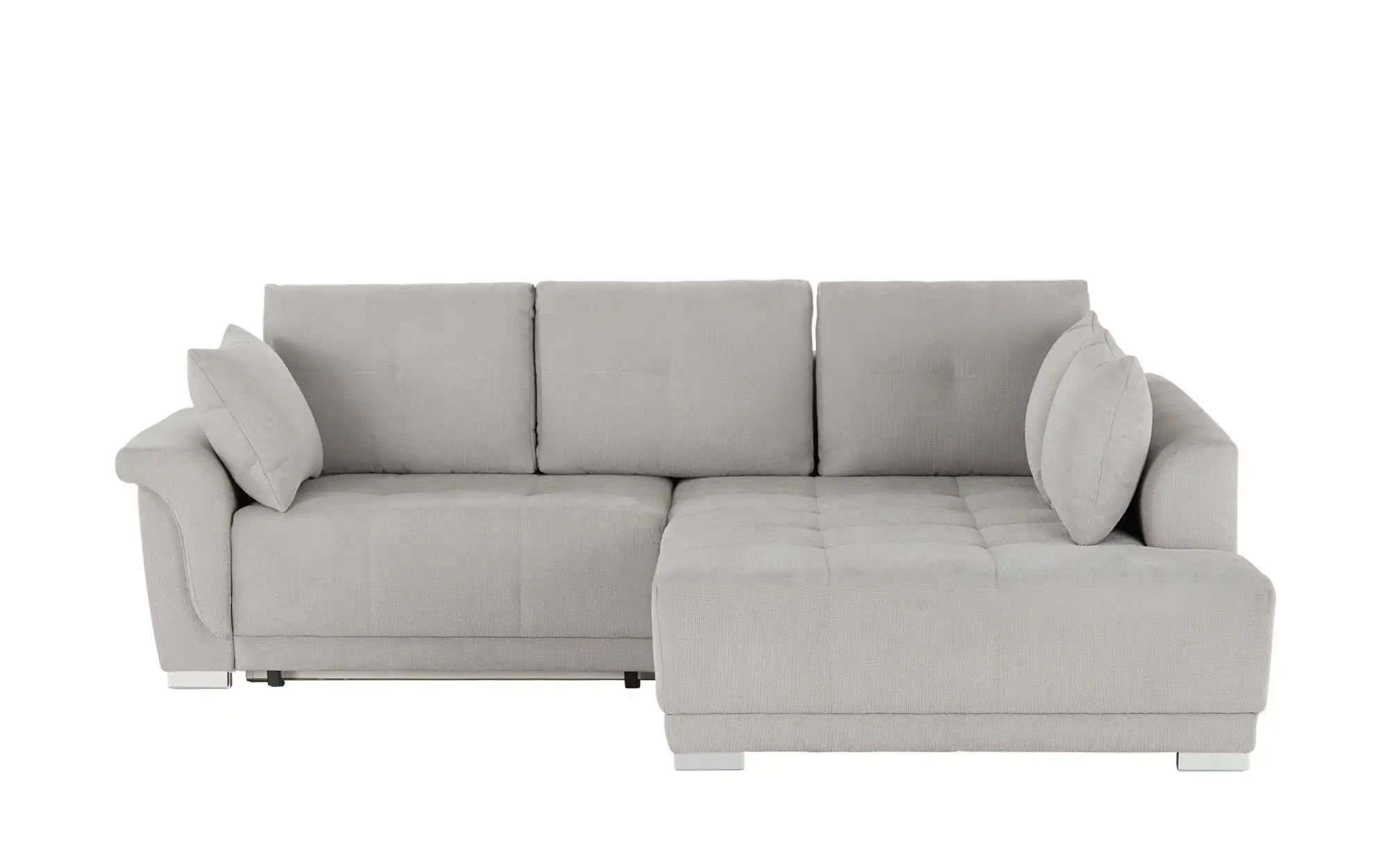 Ecksofa  Elsa ¦ grau ¦ Maße (cm): B: 258 H: 89 T: 192 Polstermöbel > Sofas günstig online kaufen