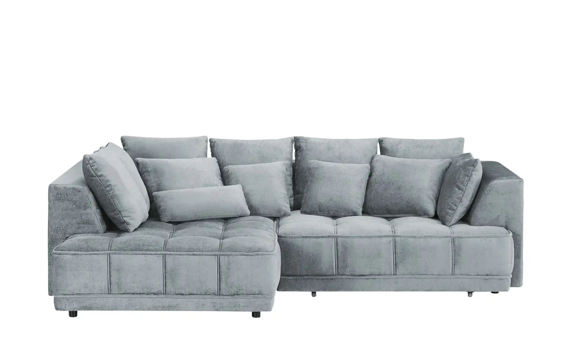 switch Ecksofa aus Samt Tiga ¦ grau ¦ Maße (cm): B: 285 H: 88 T: 205 Polste günstig online kaufen