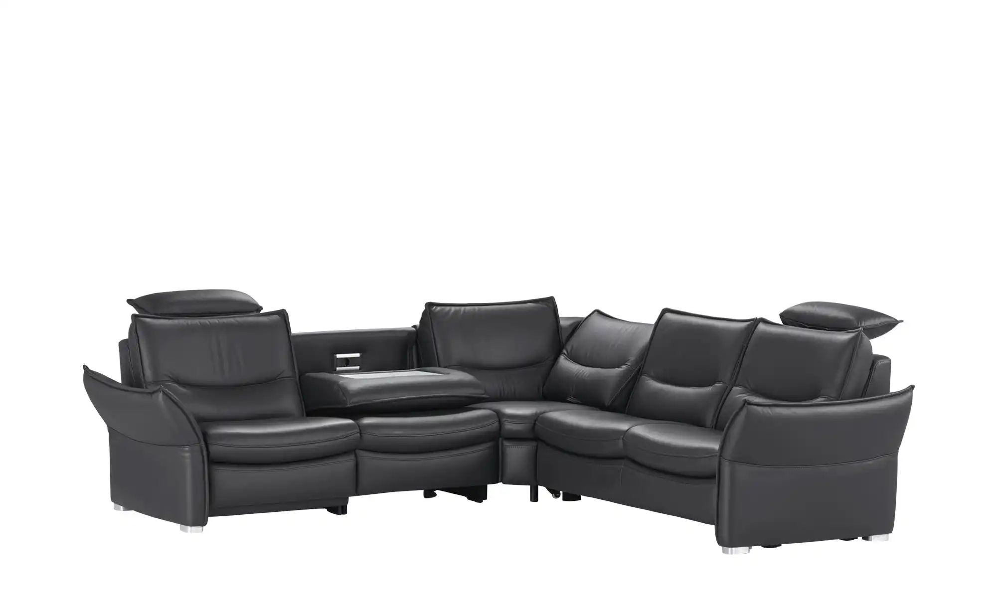 Musterring Ecksofa  MR250 ¦ schwarz ¦ Maße (cm): B: 273 H: 91 T: 273 Polste günstig online kaufen